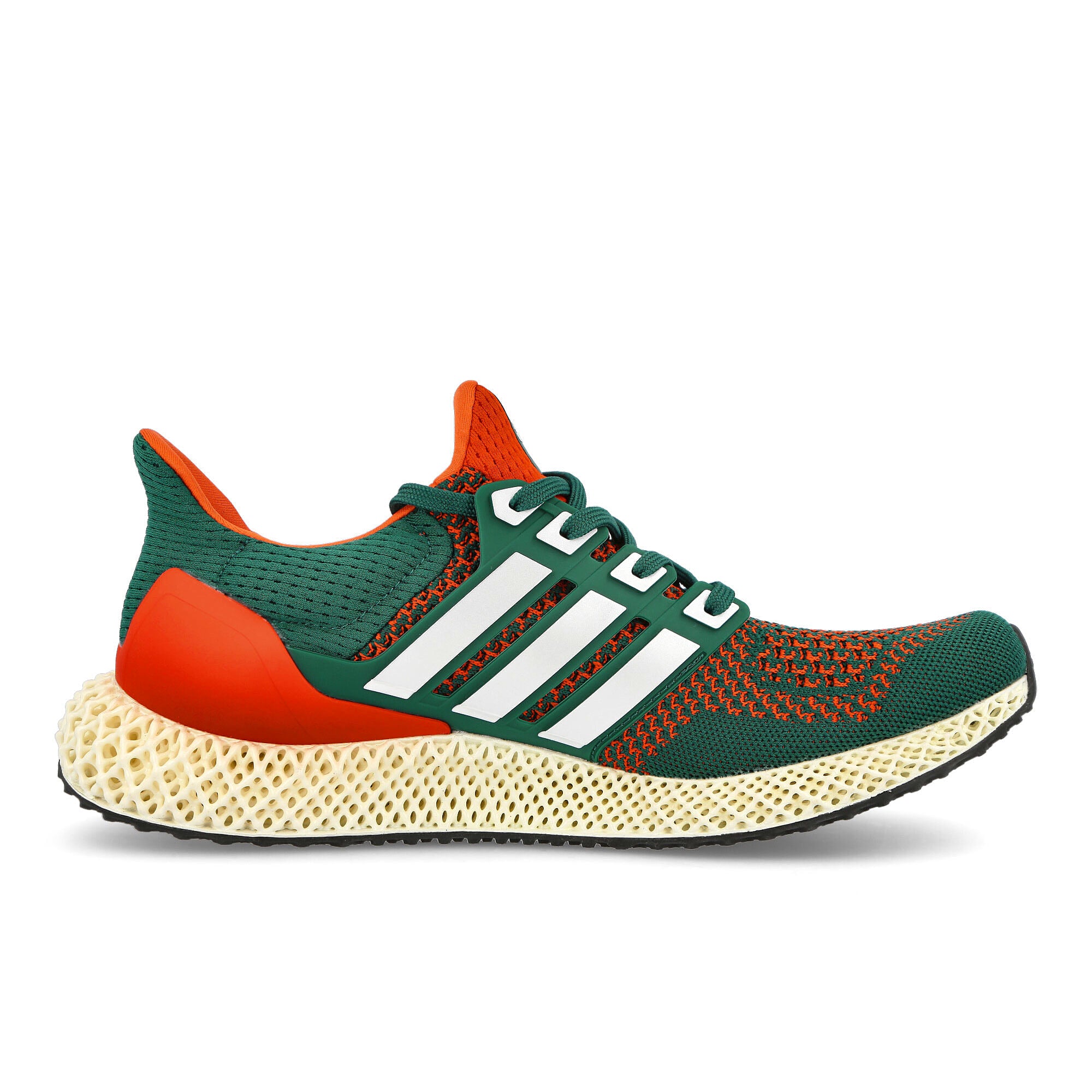 adidas ultra4d Collegiate Green-Footwear White-Collegiate Orange Sneakers Silhouette | Overkill