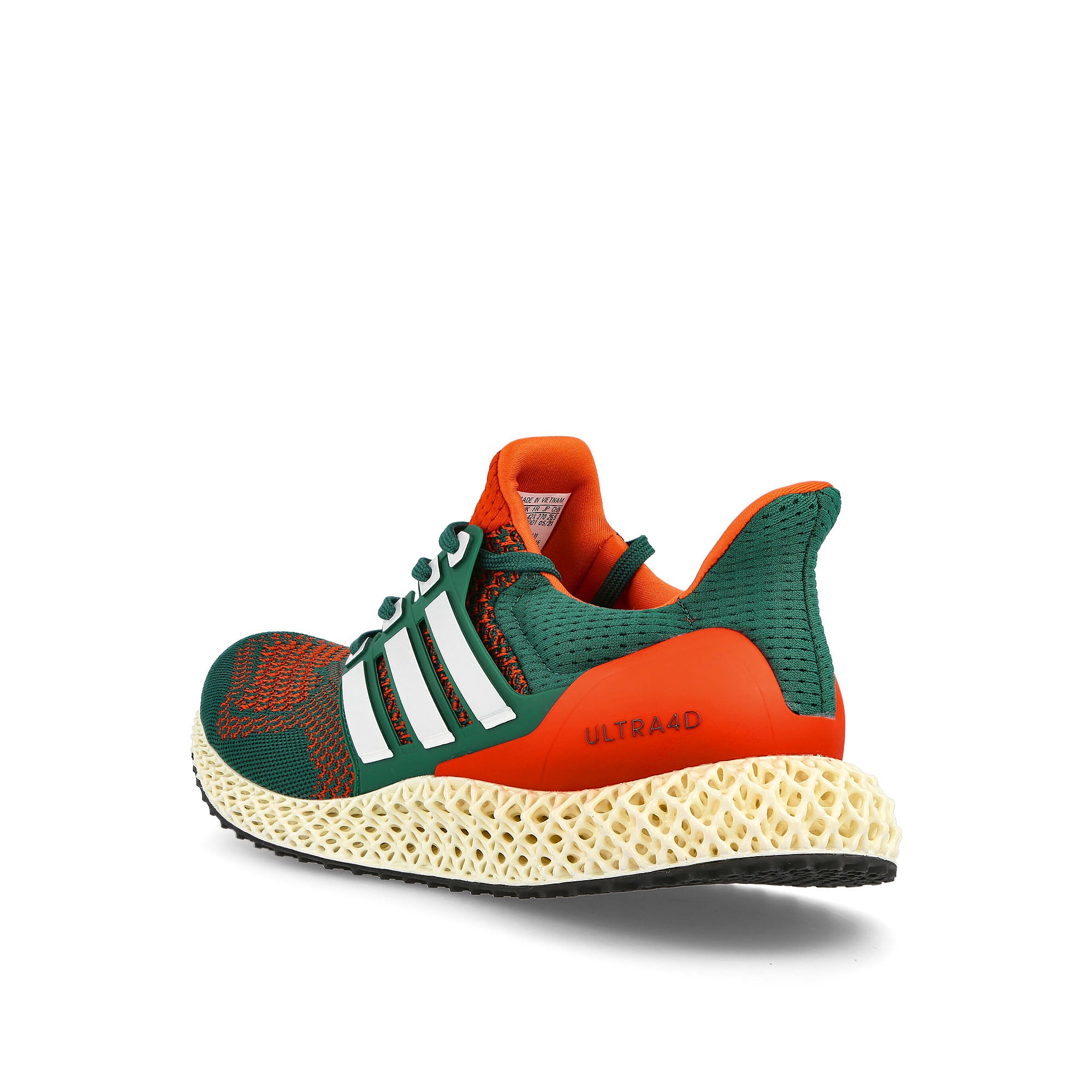 adidas ultra4d Collegiate Green-Footwear White-Collegiate Orange Sneakers Material | Overkill
