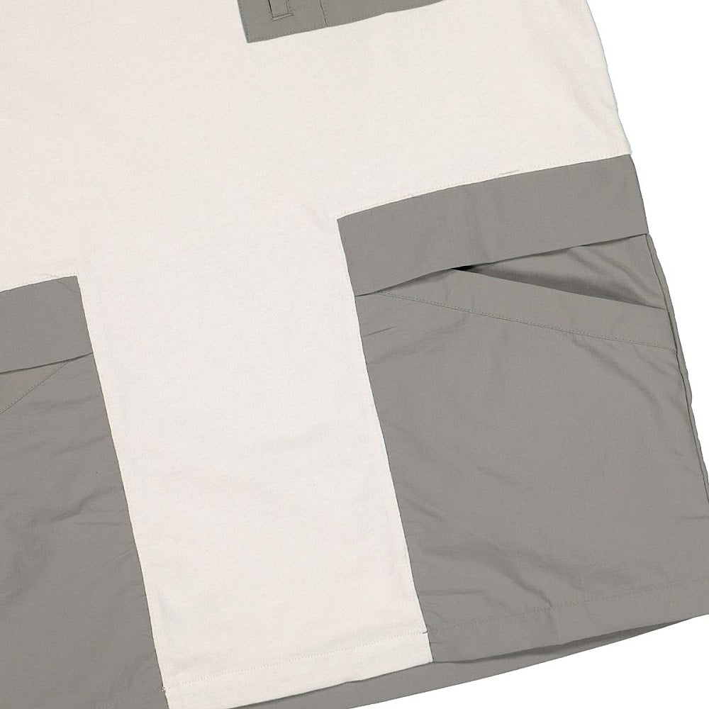 C2H4 panelled pockets t-shirt White T-Shirts Detailfoto | Overkill