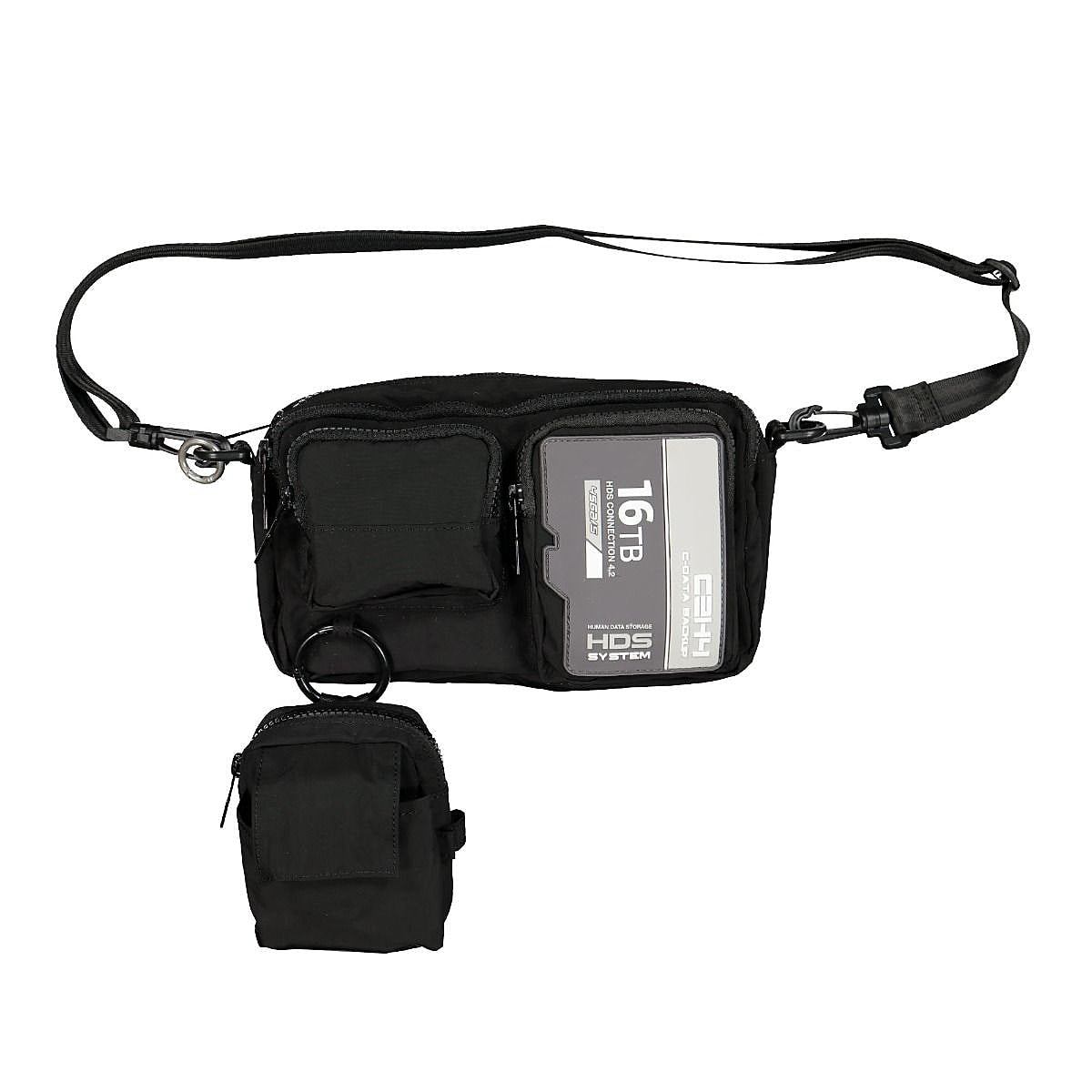 C2H4 rubber sd card utility waist bag Black Hip & Waist Bags R000-085 | Overkill