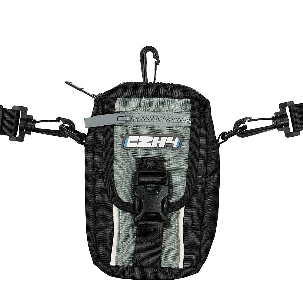 C2H4 color blocked logo pouch Gray Wallets & Cases R000-086 | Overkill