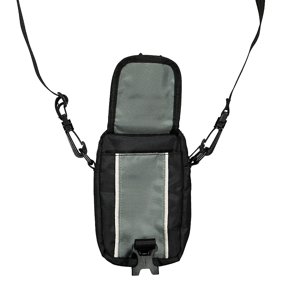 C2H4 color blocked logo pouch Gray Wallets & Cases Close-up | Overkill