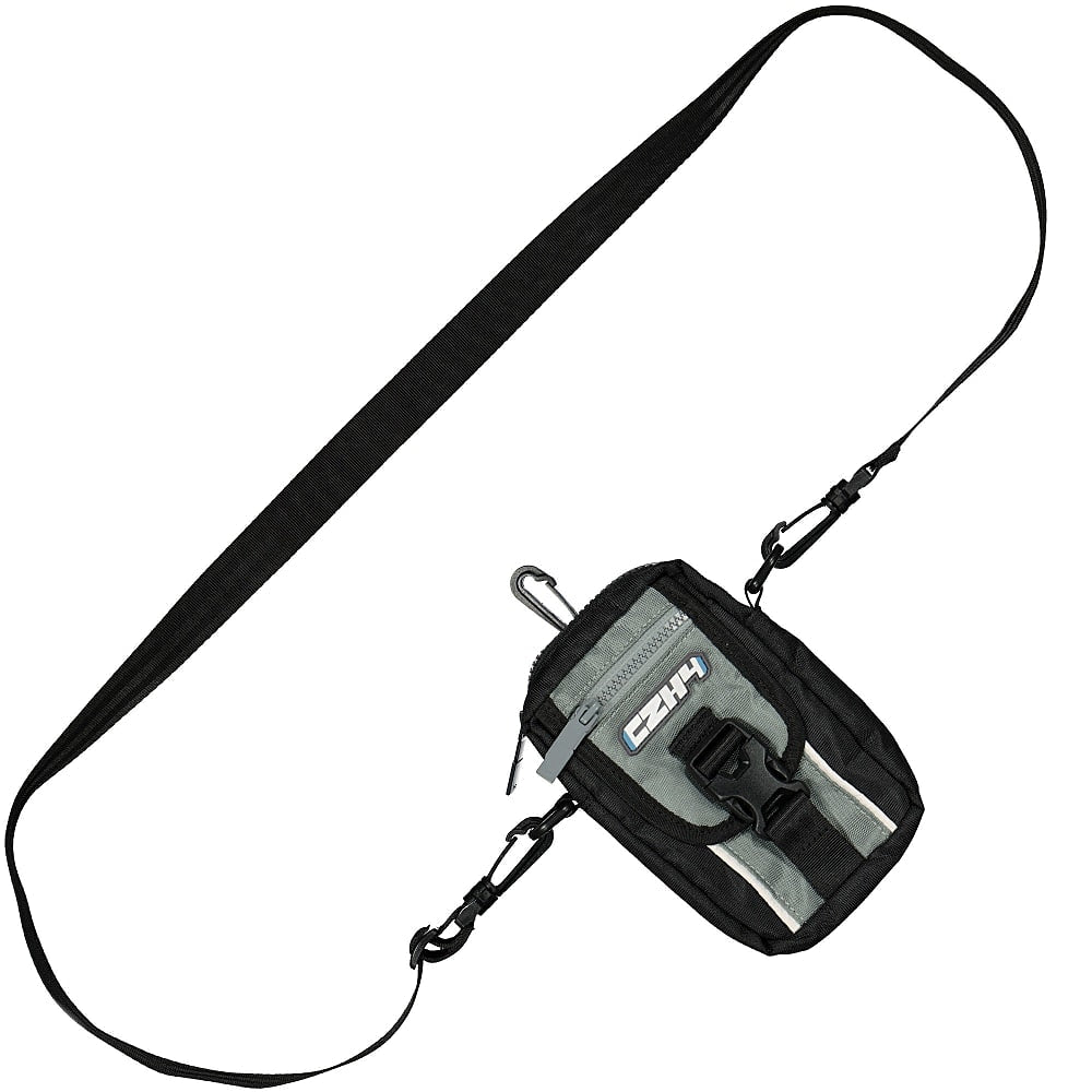 C2H4 color blocked logo pouch Gray Wallets & Cases Detail view 1 | Overkill