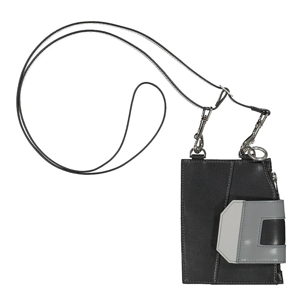 C2H4 crossbody mini leather bag Dark Gray Shoulder & Cross Body Bags R000-093 | Overkill