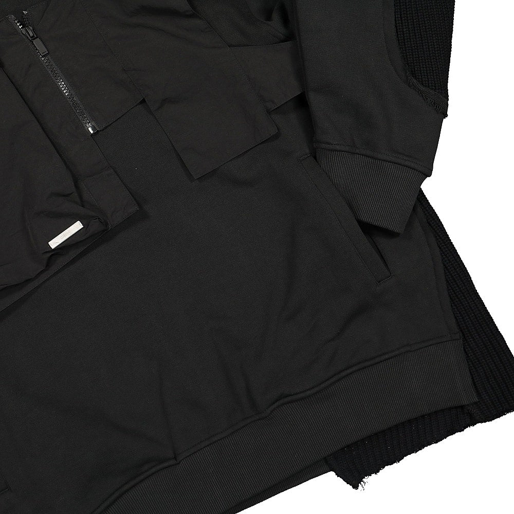 C2H4 trailblazer deconstructed layered hoodie Black Hoodies Detailfoto | Overkill