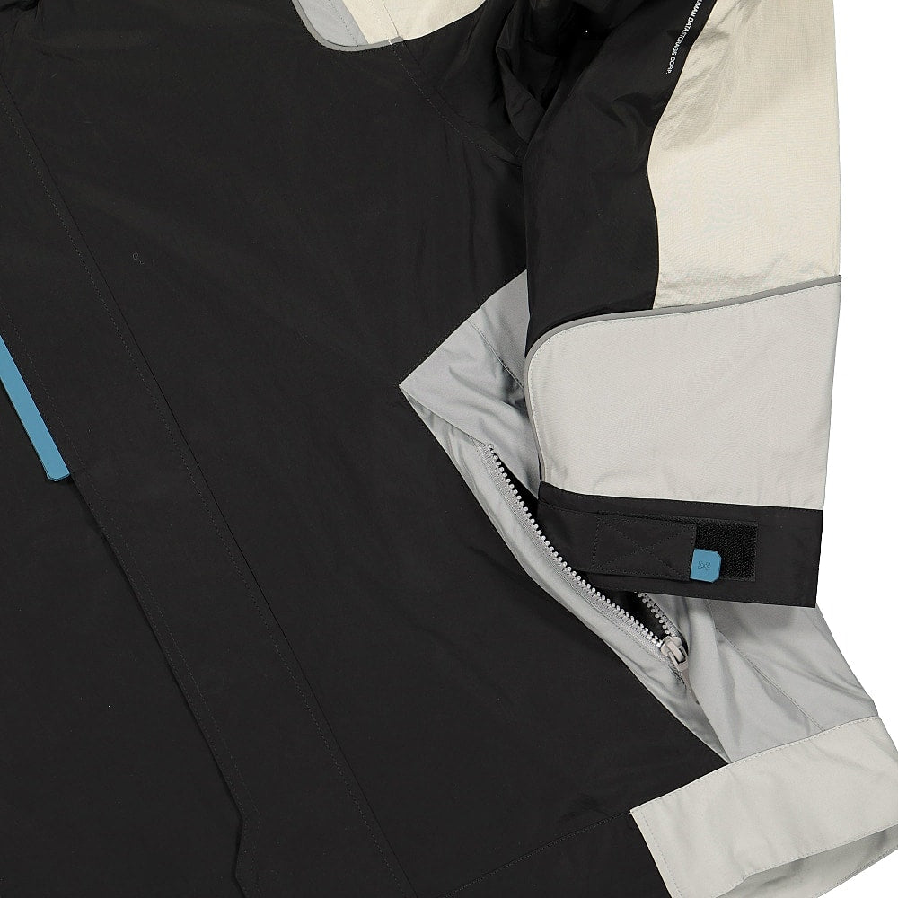 C2H4 interstellar liaison panelled zip-up windbreaker Vanward Black / Grey Windbreaker Detailfoto | Overkill