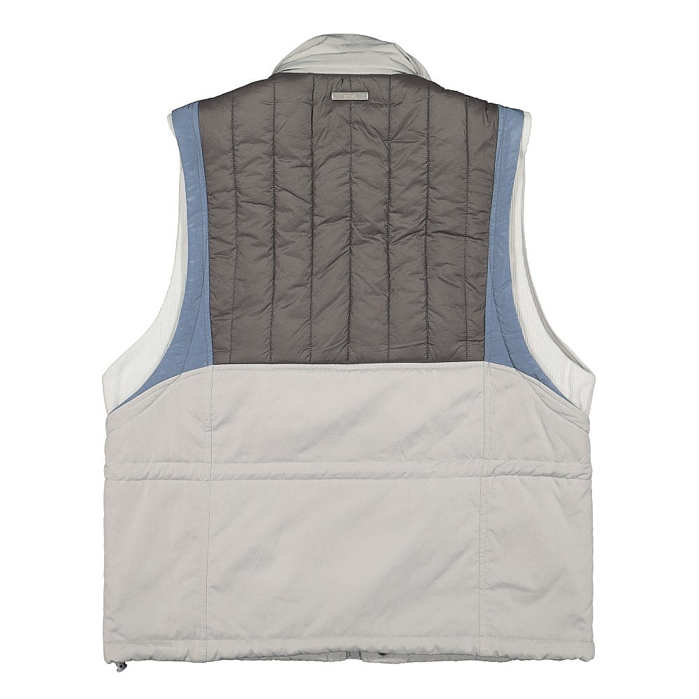 C2H4 memory supervisor panelled quilted gilet Gray Vests Material | Overkill