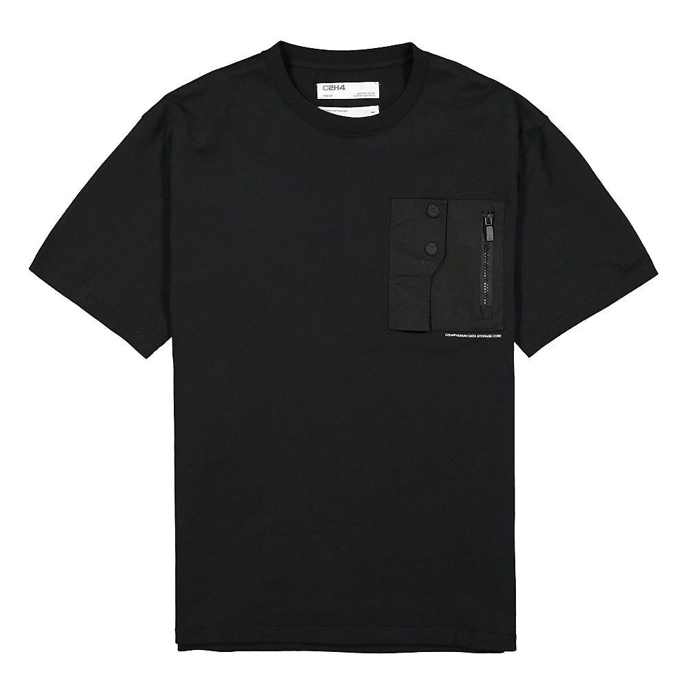 C2H4 layer pocket logo t-shirt Black T-Shirts R001-C040 | Overkill