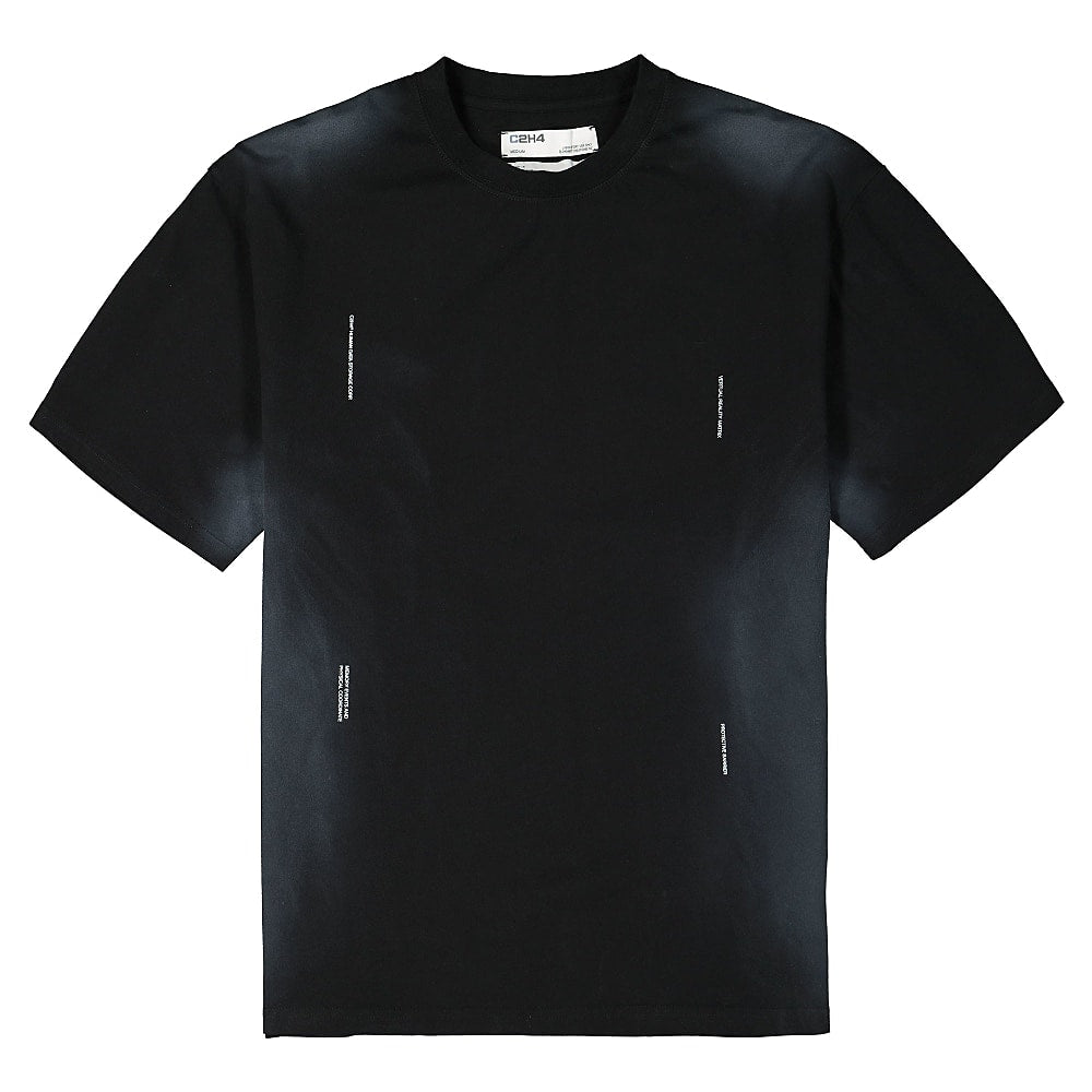 C2H4 sprayed t-shirt Black T-Shirts R001-X044 | Overkill