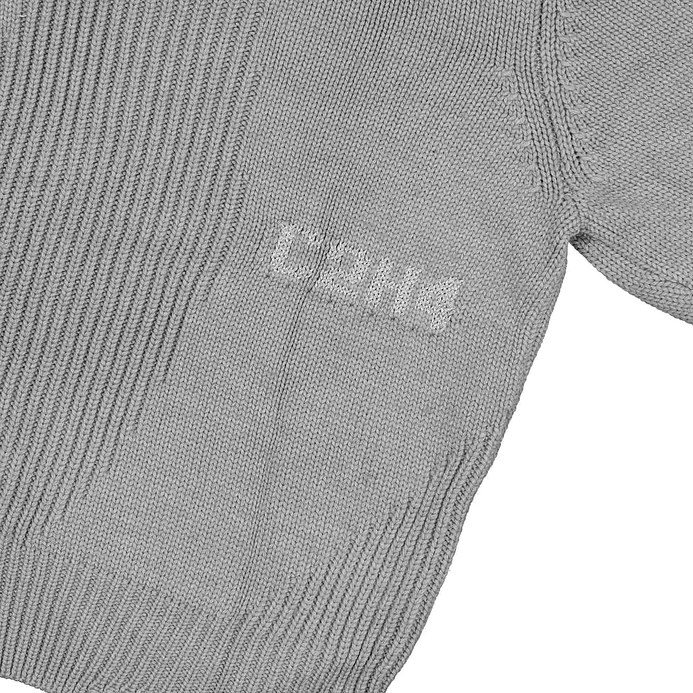 C2H4 arc sculpture knit sweater Snowflake Gray Sweatshirts Detailfoto | Overkill