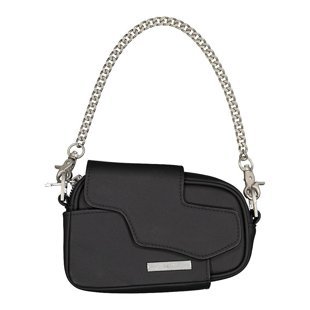 C2H4 nebula leather shoulder bag Aerolite Black Shoulder & Cross Body Bags R002-113 | Overkill