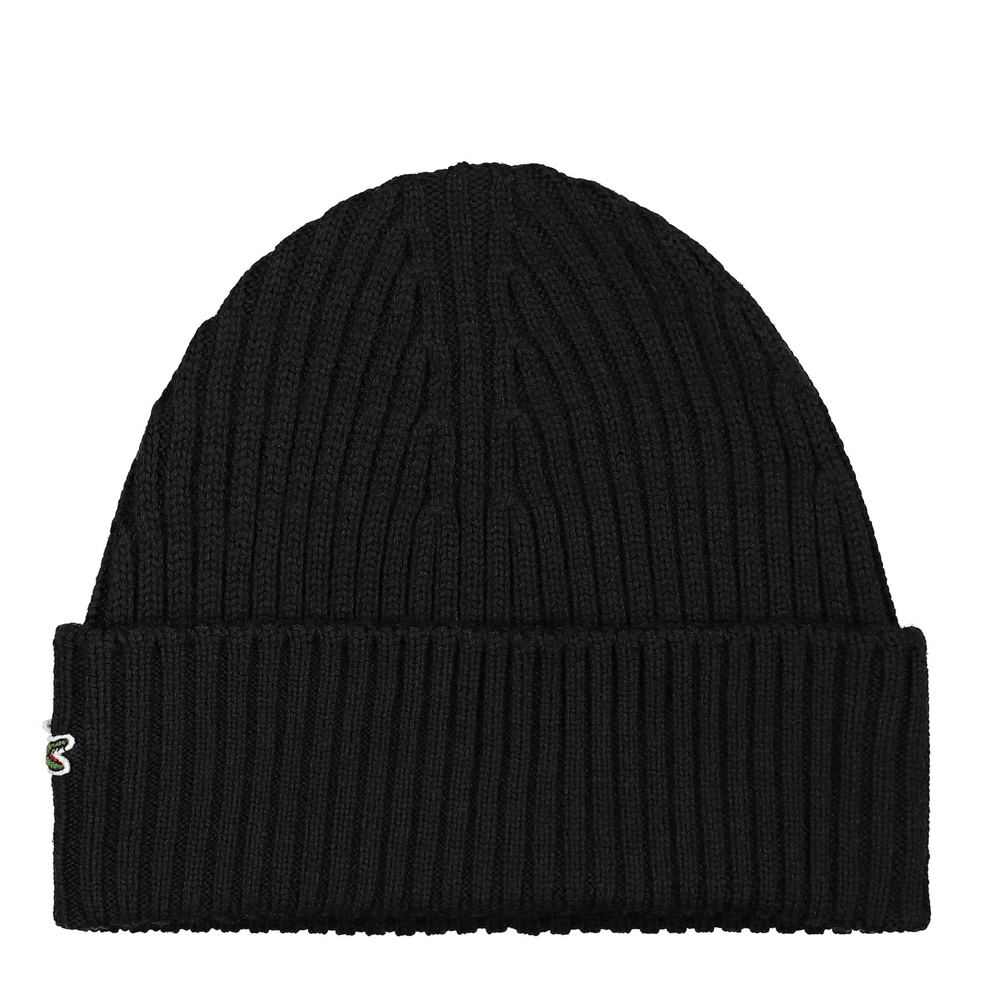 Lacoste Knitted Beanie Black Beanies RB0001-00 031 | Overkill