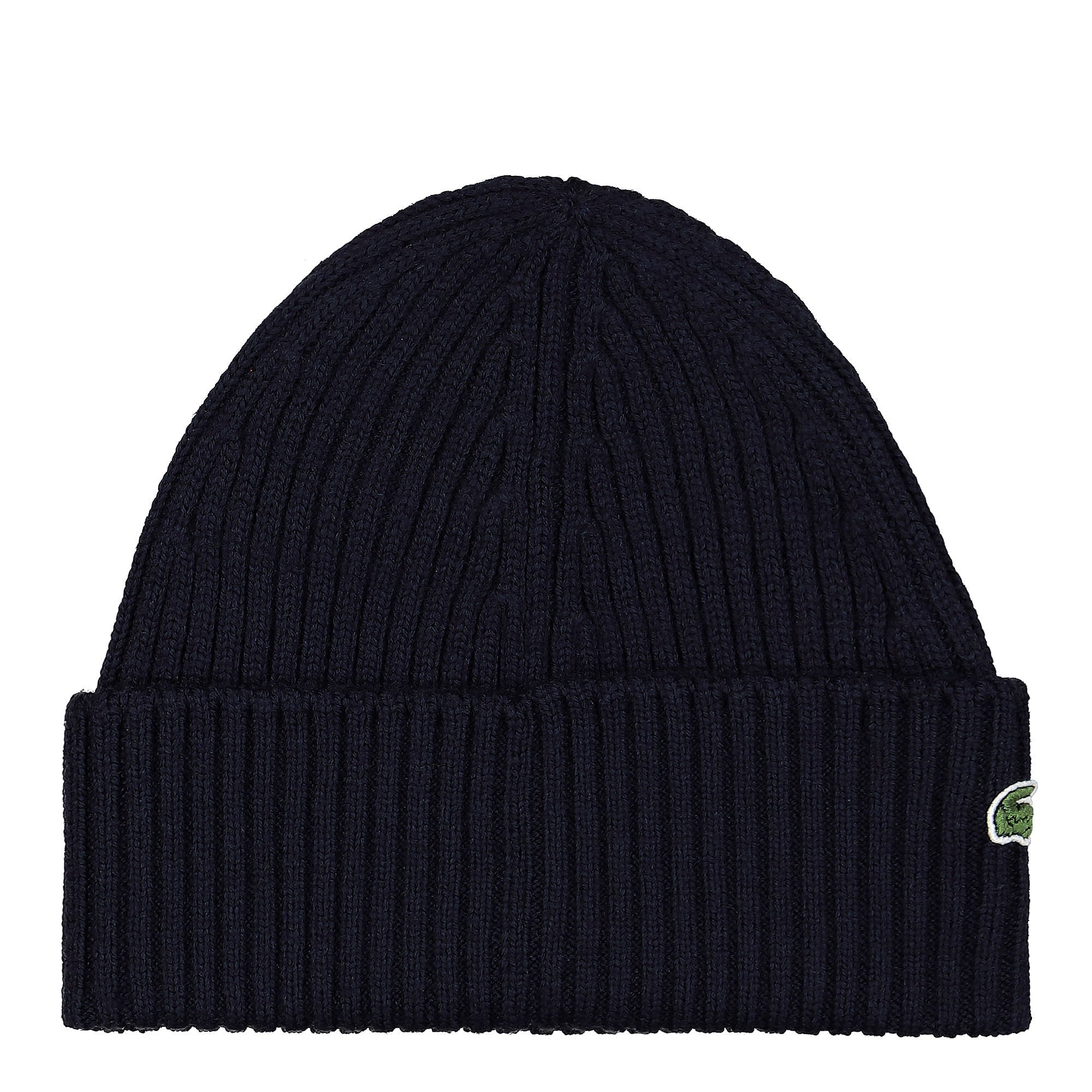 Lacoste Knitted Beanie Navy Beanies Material | Overkill