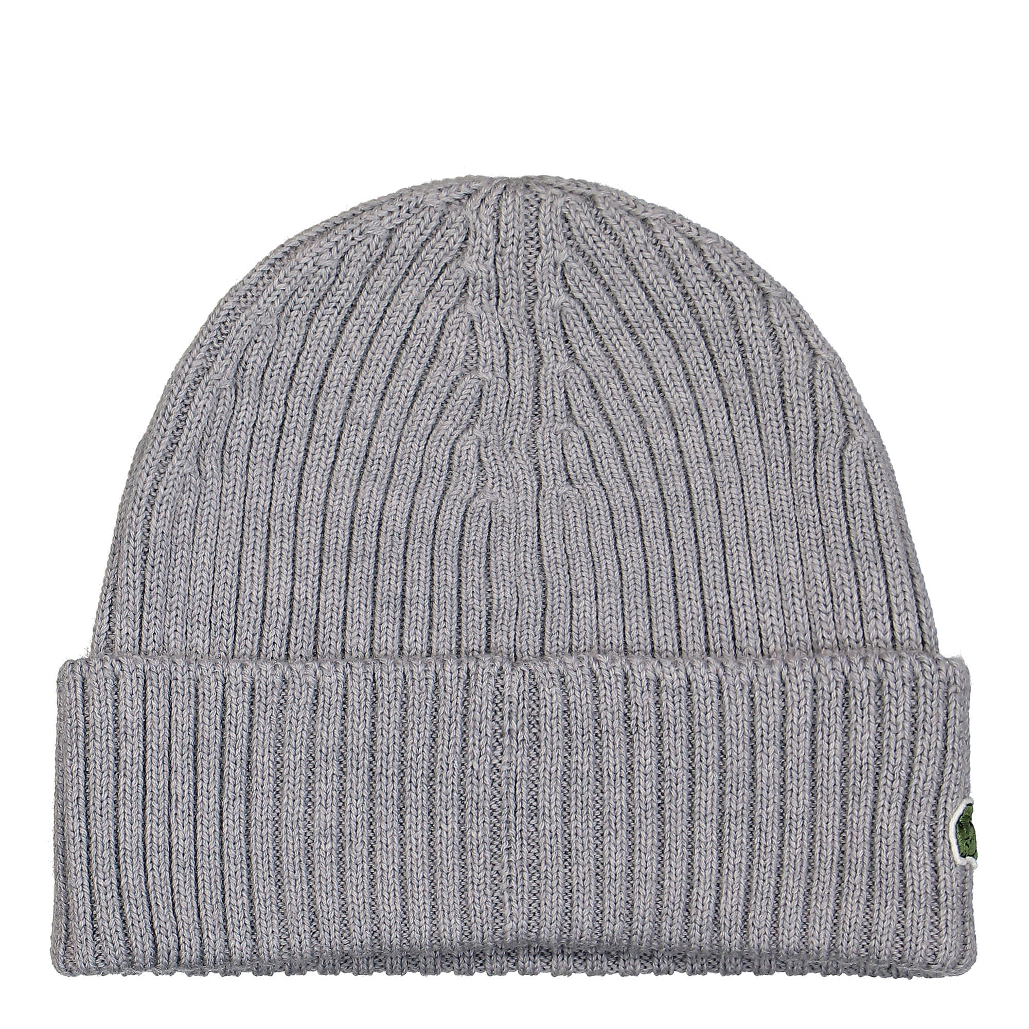 Lacoste Knitted Beanie Grey Beanies Material | Overkill