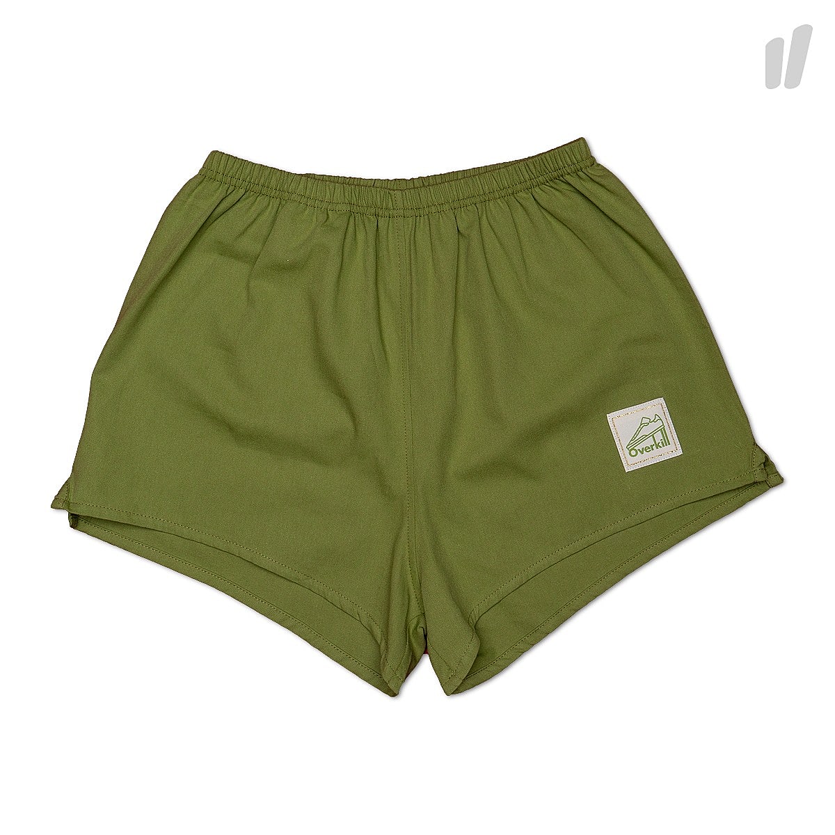Overkill Logo Patch Short Green Shorts | Overkill