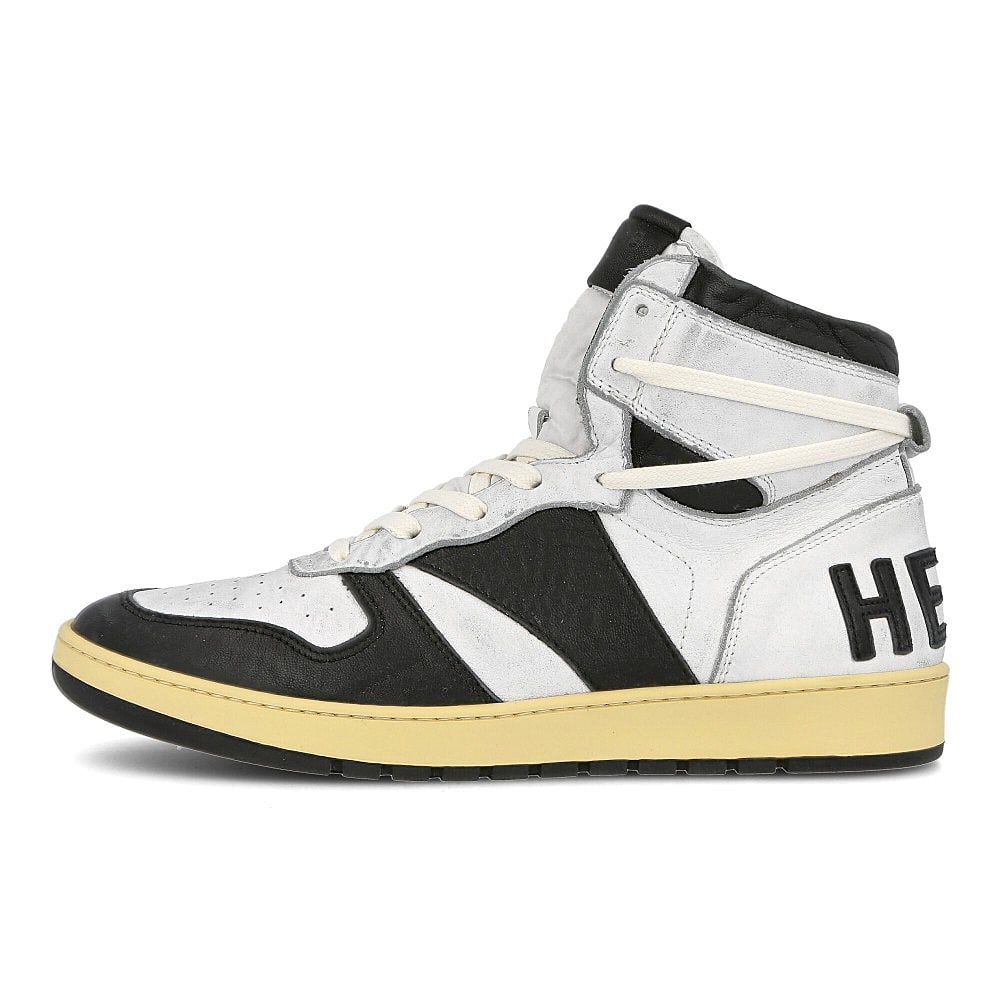 Rhude rhecess hi classic White-Black Sneakers RHU07FOM22005 | Overkill