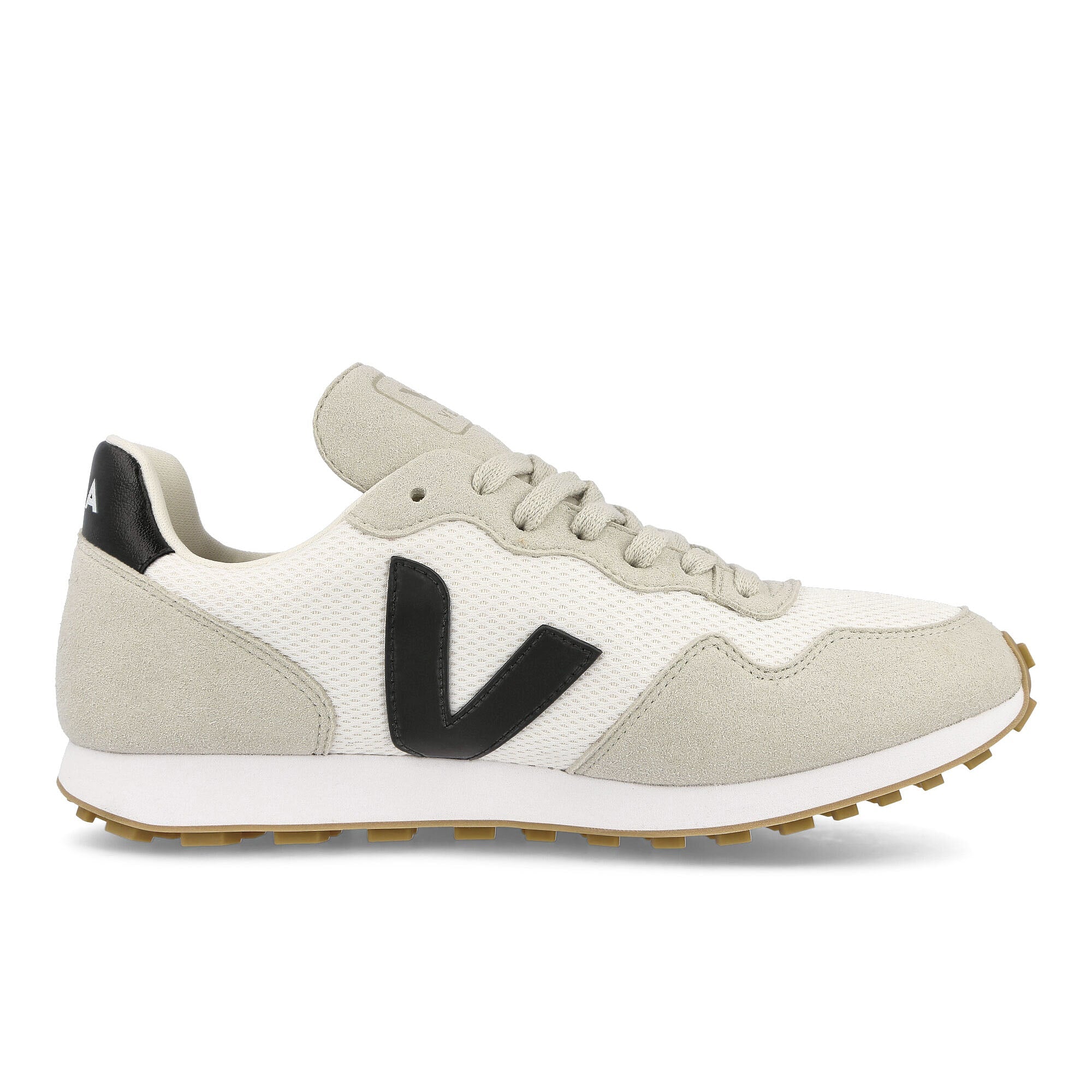 Veja SDU REC Alveomesh White-Black Natural Low Top Sneakers Silhouette | Overkill