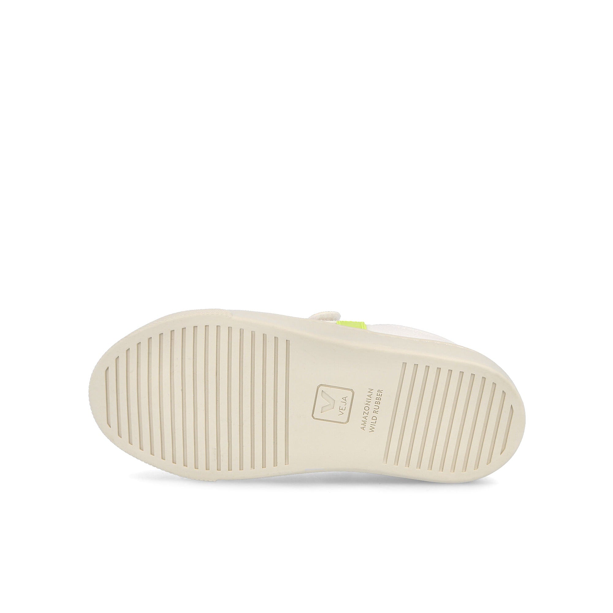 Veja small esplar velcro chromefree Extra White-Jaune Fluo Low Top Sneakers Detail View 1 | Overkill