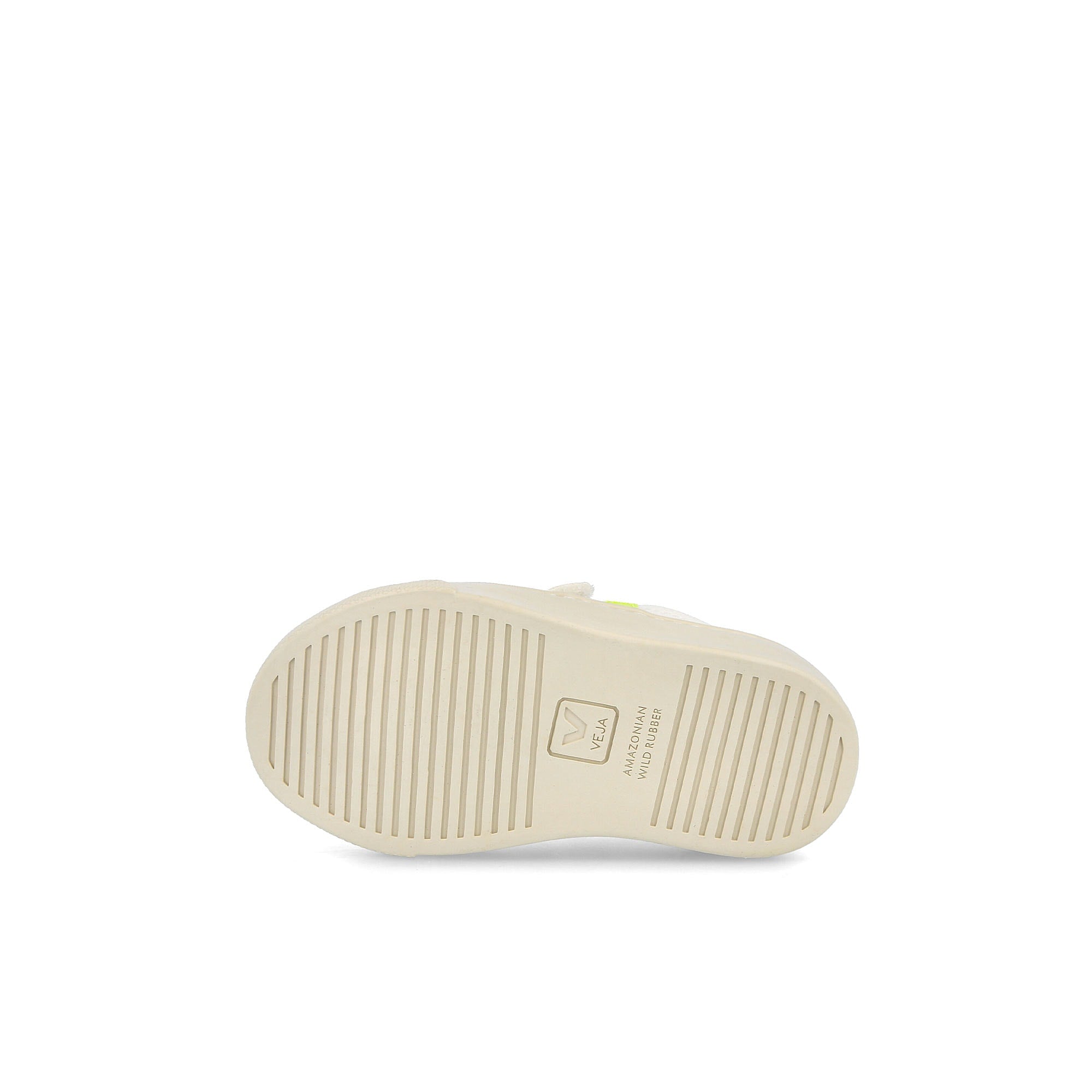 Veja small esplar velcro chromefree Extra White-Jaune Fluo Low Top Sneakers Detail View 1 | Overkill