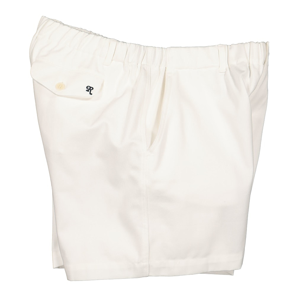 Reception Crew Short White Shorts Close-up | Overkill