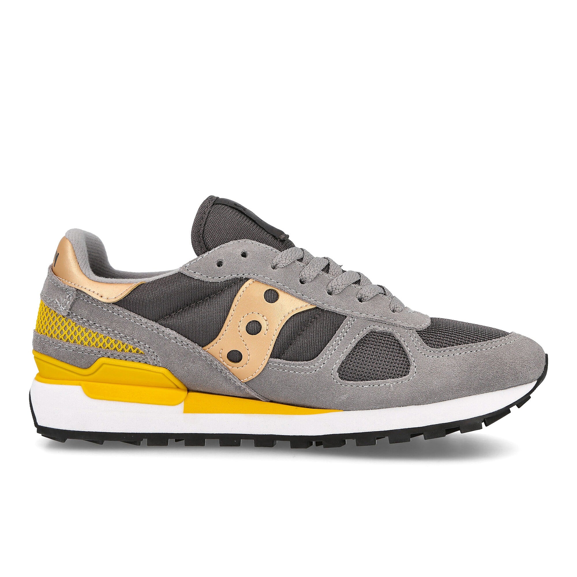 Saucony shadow original Grey-Yellow Low Top Sneakers Silhouette | Overkill