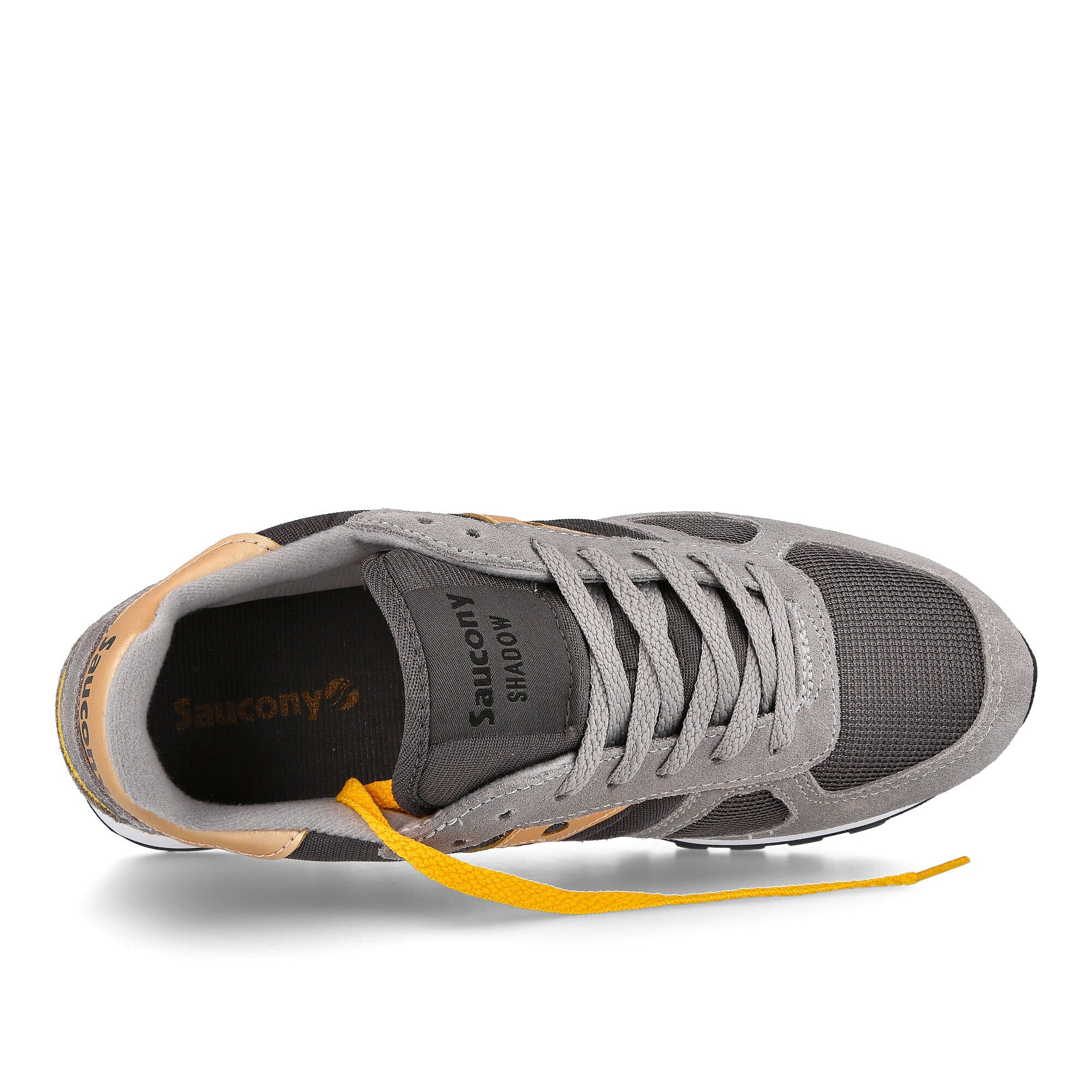 Saucony shadow original Grey-Yellow Low Top Sneakers Detailfoto | Overkill