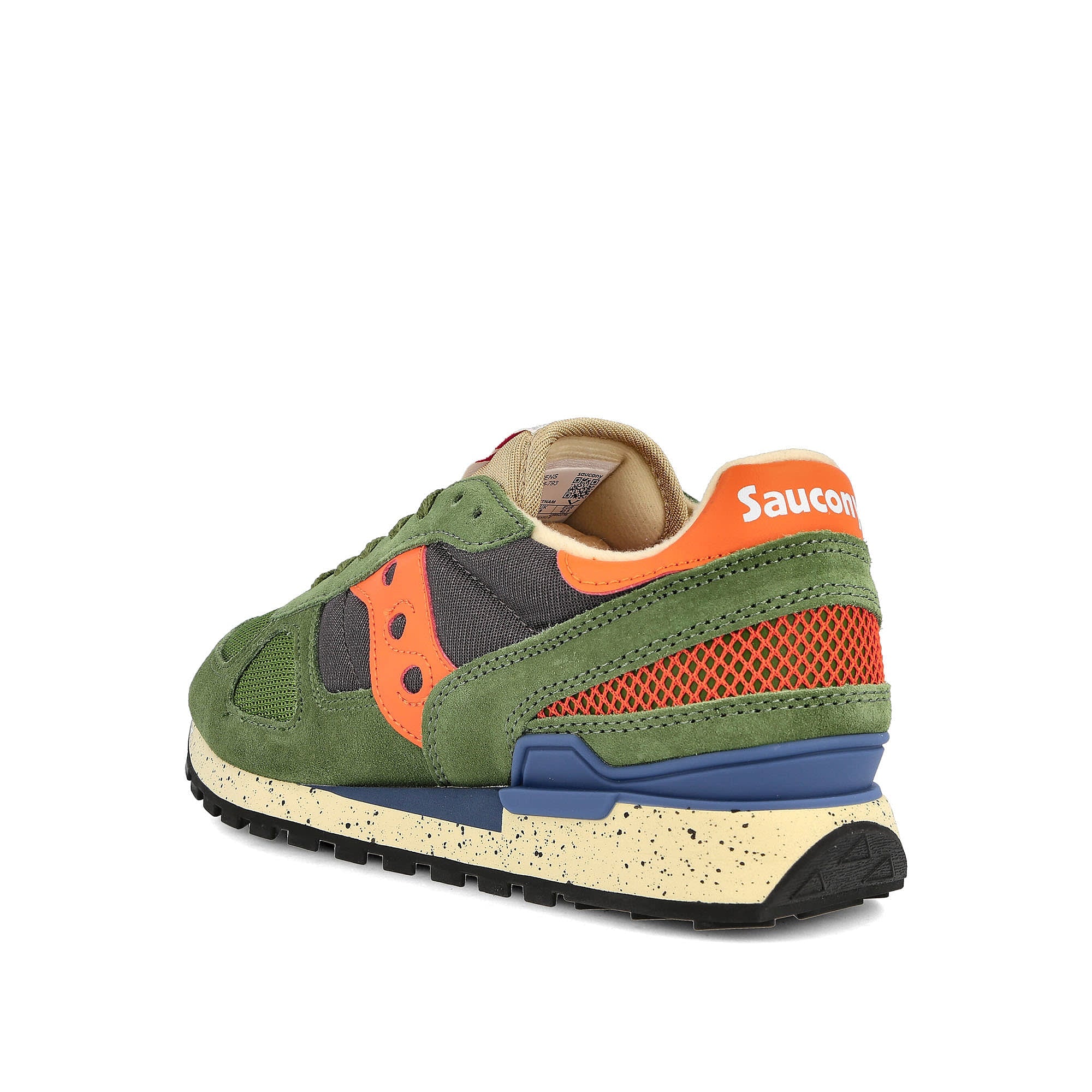 Saucony shadow original Green-Grey-Orange Sneakers Material | Overkill