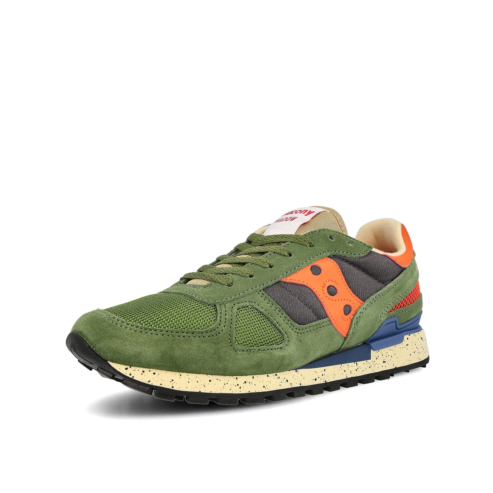 Saucony shadow original Green-Grey-Orange Sneakers Close Up | Overkill