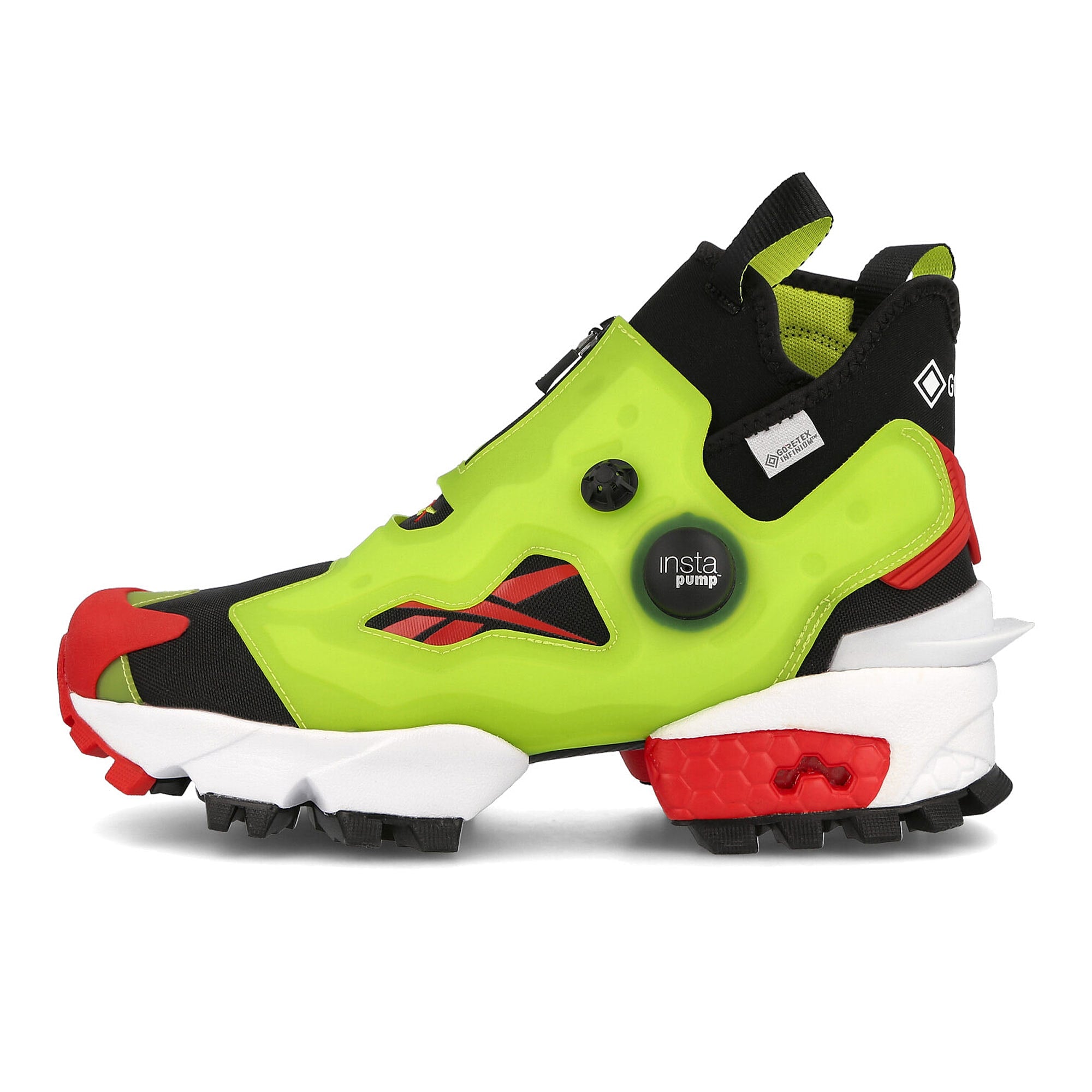 Reebok instapump fury x gtx Black-Acid Yellow-Vector Red Sneakers S23866 | Overkill