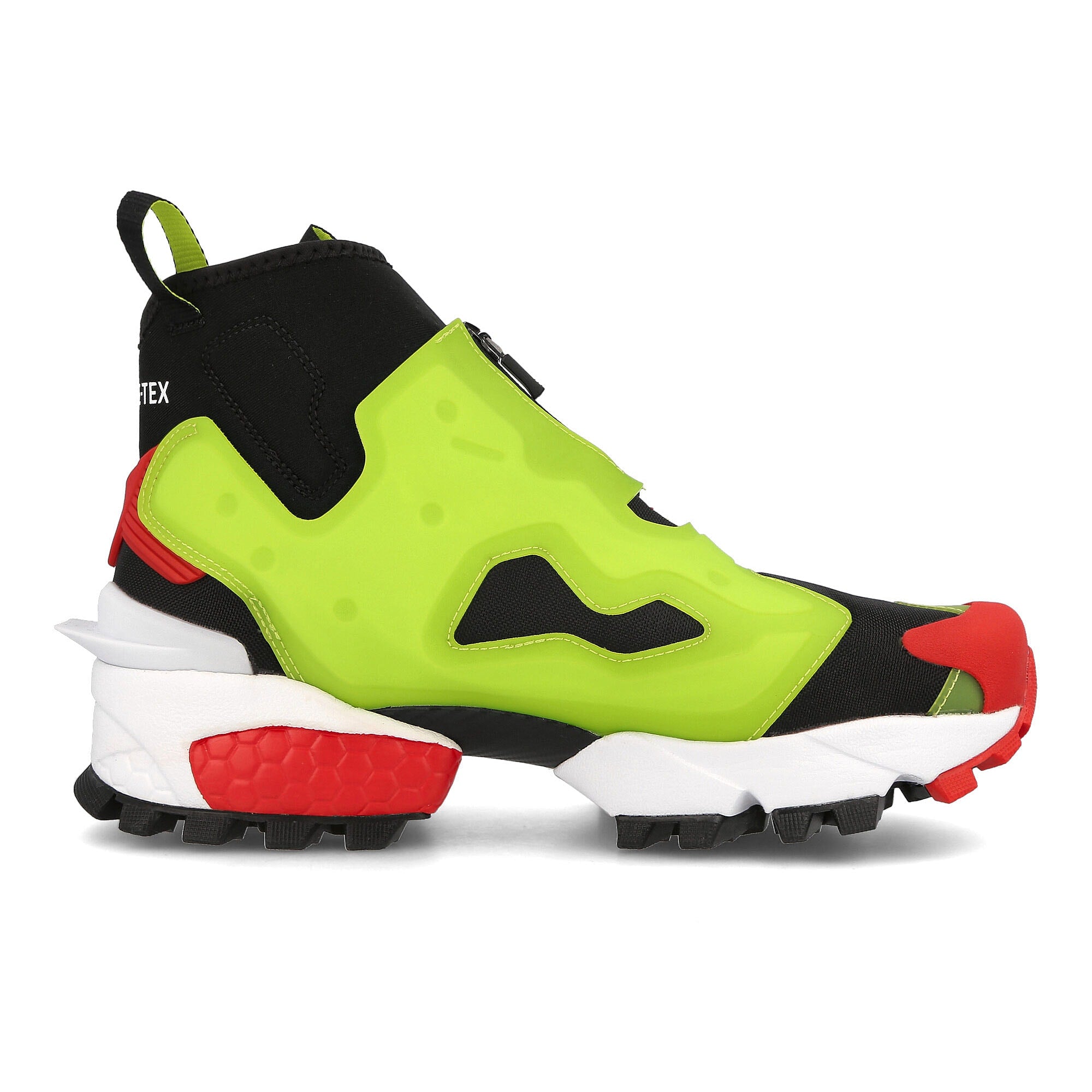 Reebok instapump fury x gtx Black-Acid Yellow-Vector Red Sneakers Silhouette | Overkill