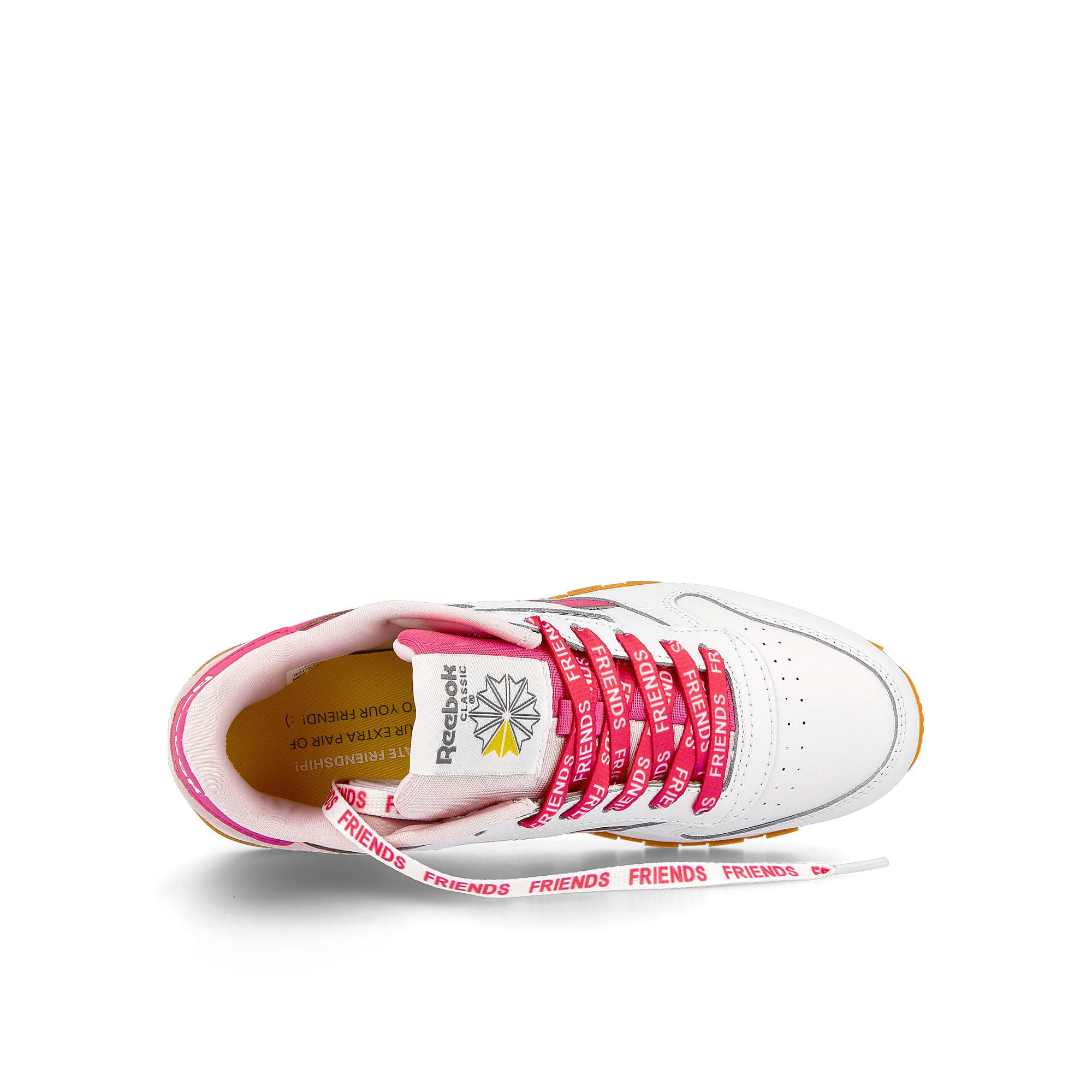 Reebok classic leather junior Cloud White / Frost Berry / True Pink Detail view 1 | Overkill