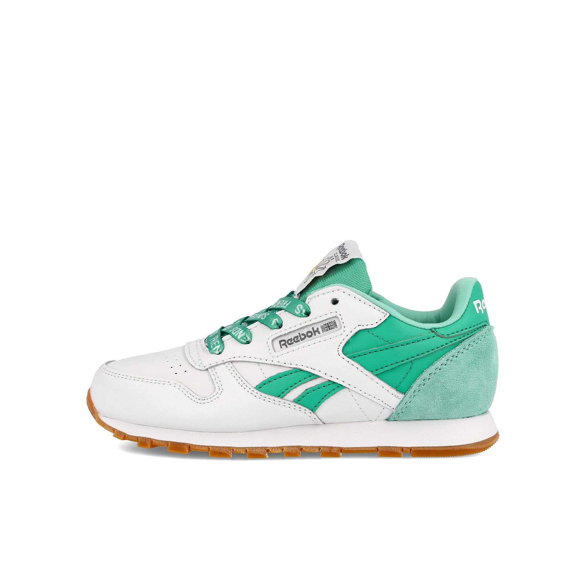 Reebok classic leather kids Footwear White-Pixel Mint-Future Teal Low Top Sneakers S29114 | Overkill