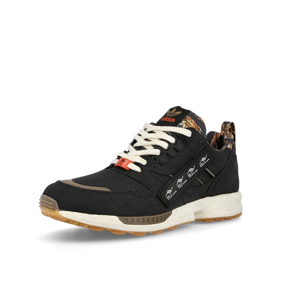 adidas zx 8000 out there Core Black-Collegiate Orange-Gum2 Sneakers Close Up | Overkill