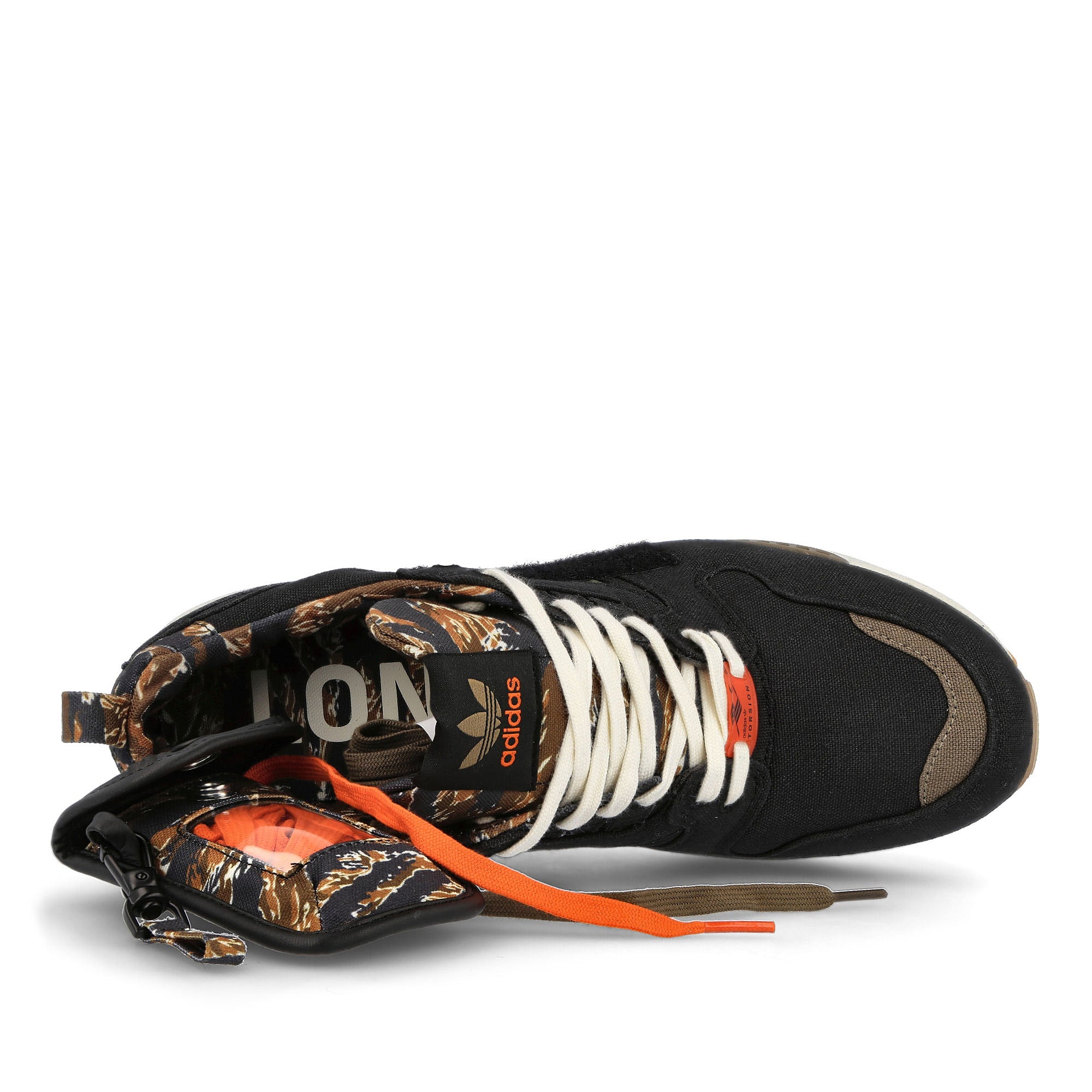 adidas zx 8000 out there Core Black-Collegiate Orange-Gum2 Sneakers Detail View 1 | Overkill