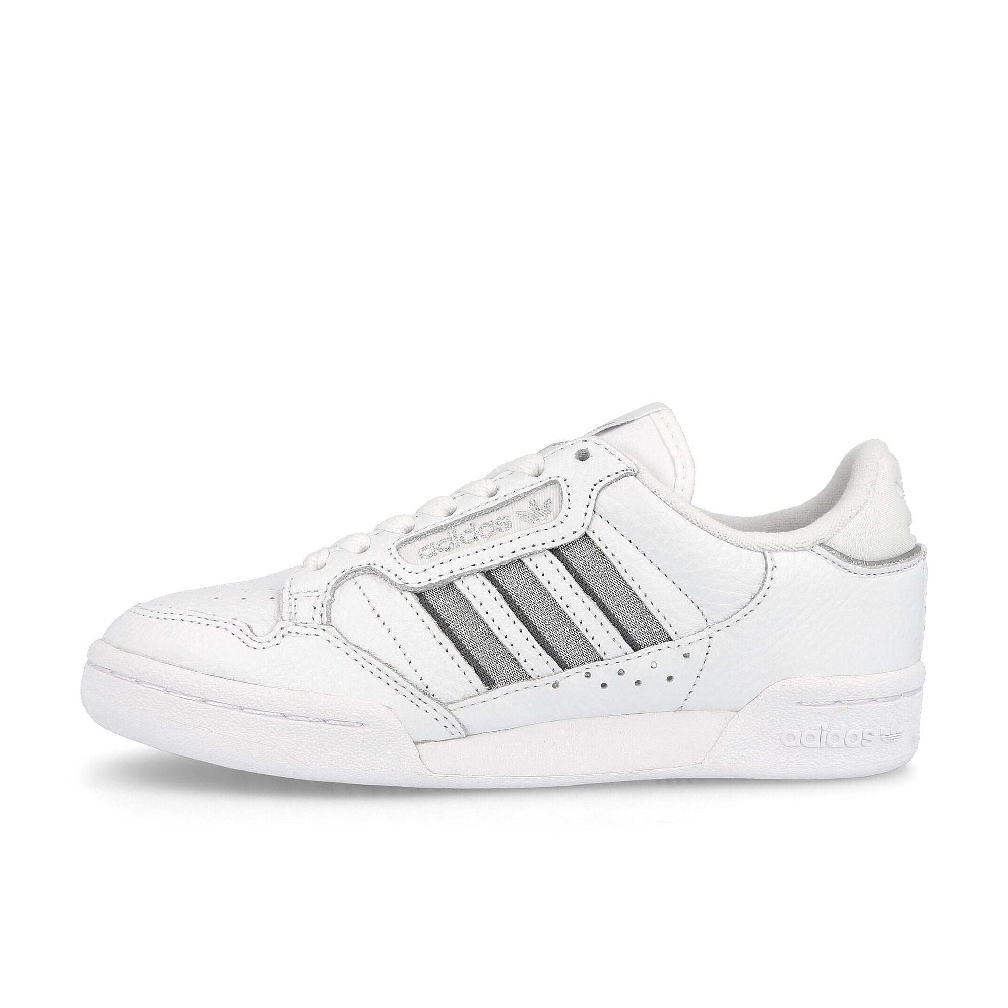 adidas wmns continental 80 stripes Footwear White / Silver Metallic / Grey Three S42626 | Overkill
