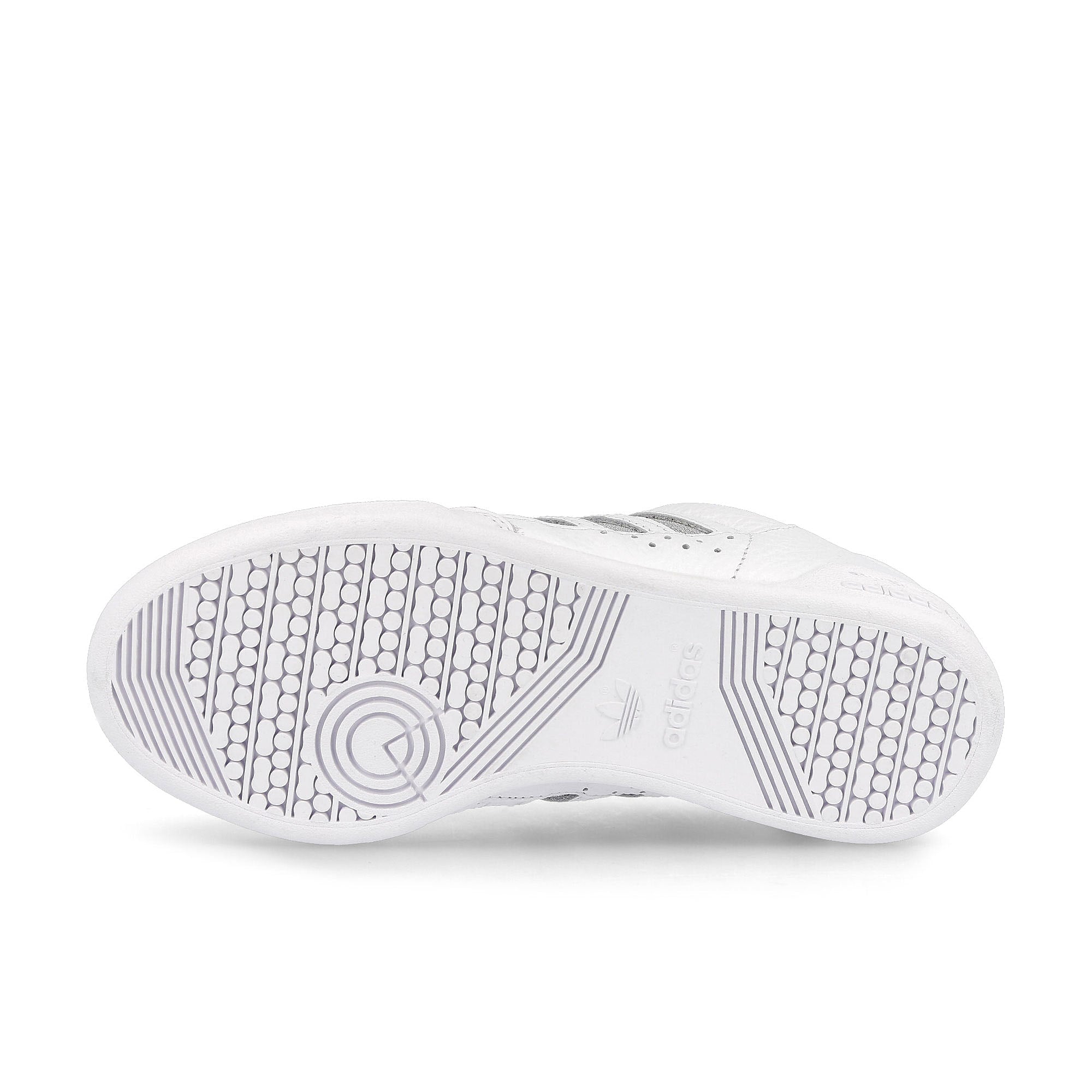 adidas wmns continental 80 stripes Footwear White / Silver Metallic / Grey Three Detail view 2 | Overkill