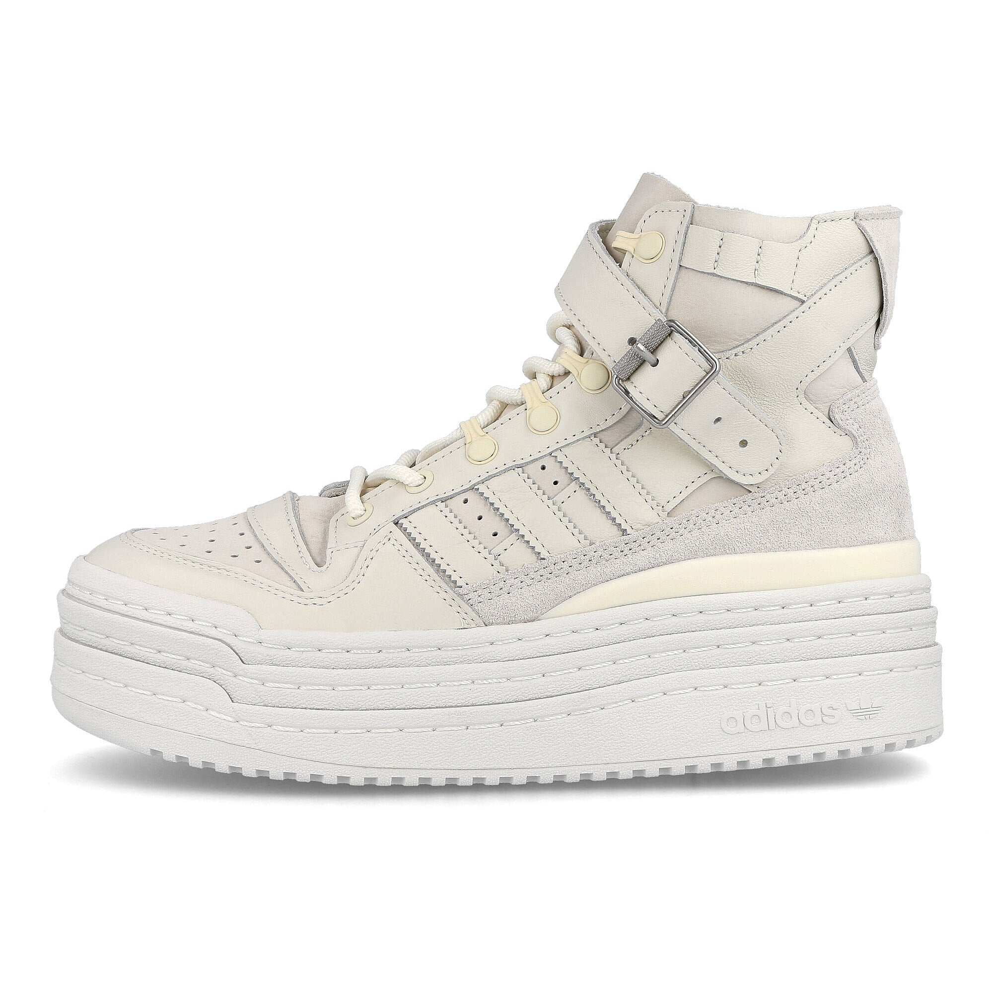 adidas triple platforum high Off White-Off White-Chalk White Sneakers S42803 | Overkill