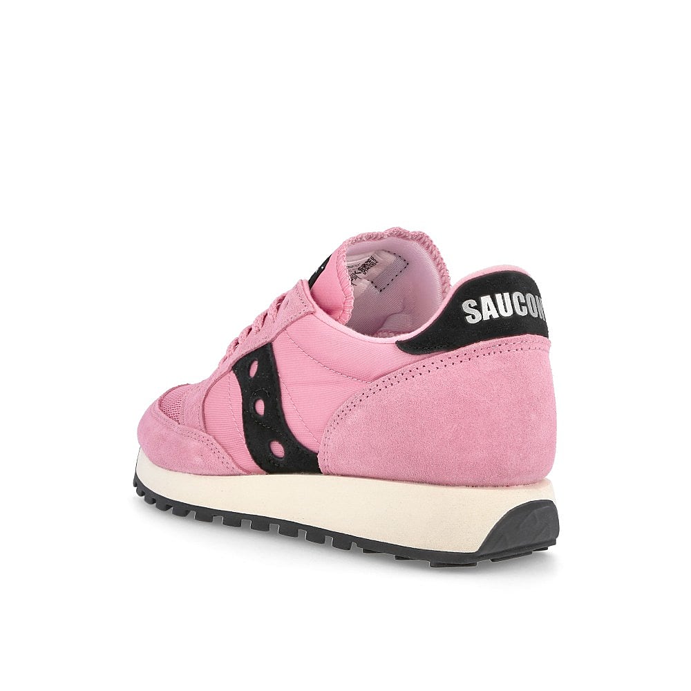 Saucony wmns jazz original vintage Pink / Black Close-up | Overkill