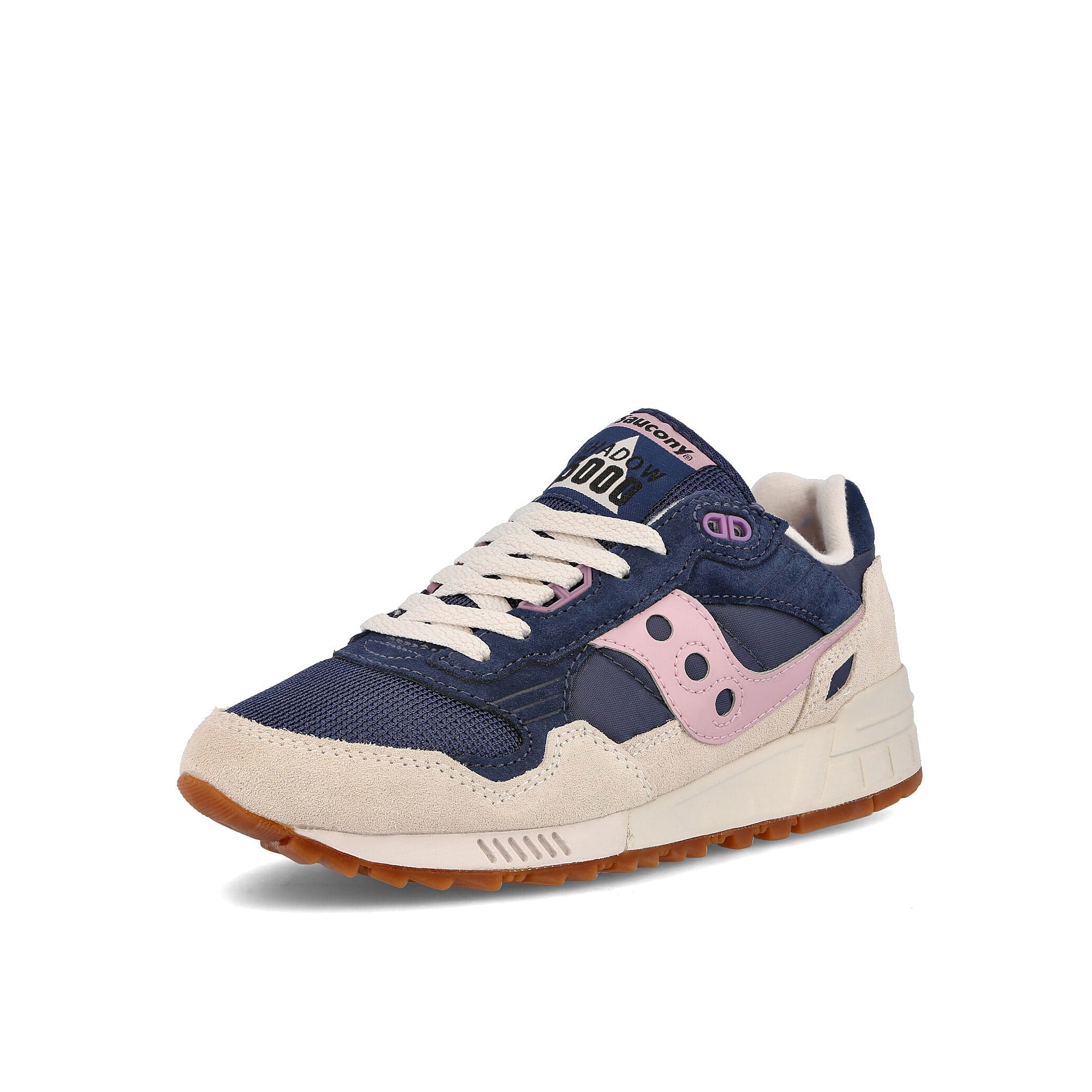 Saucony wmns shadow 5000 Navy-Cream Sneakers Close Up | Overkill
