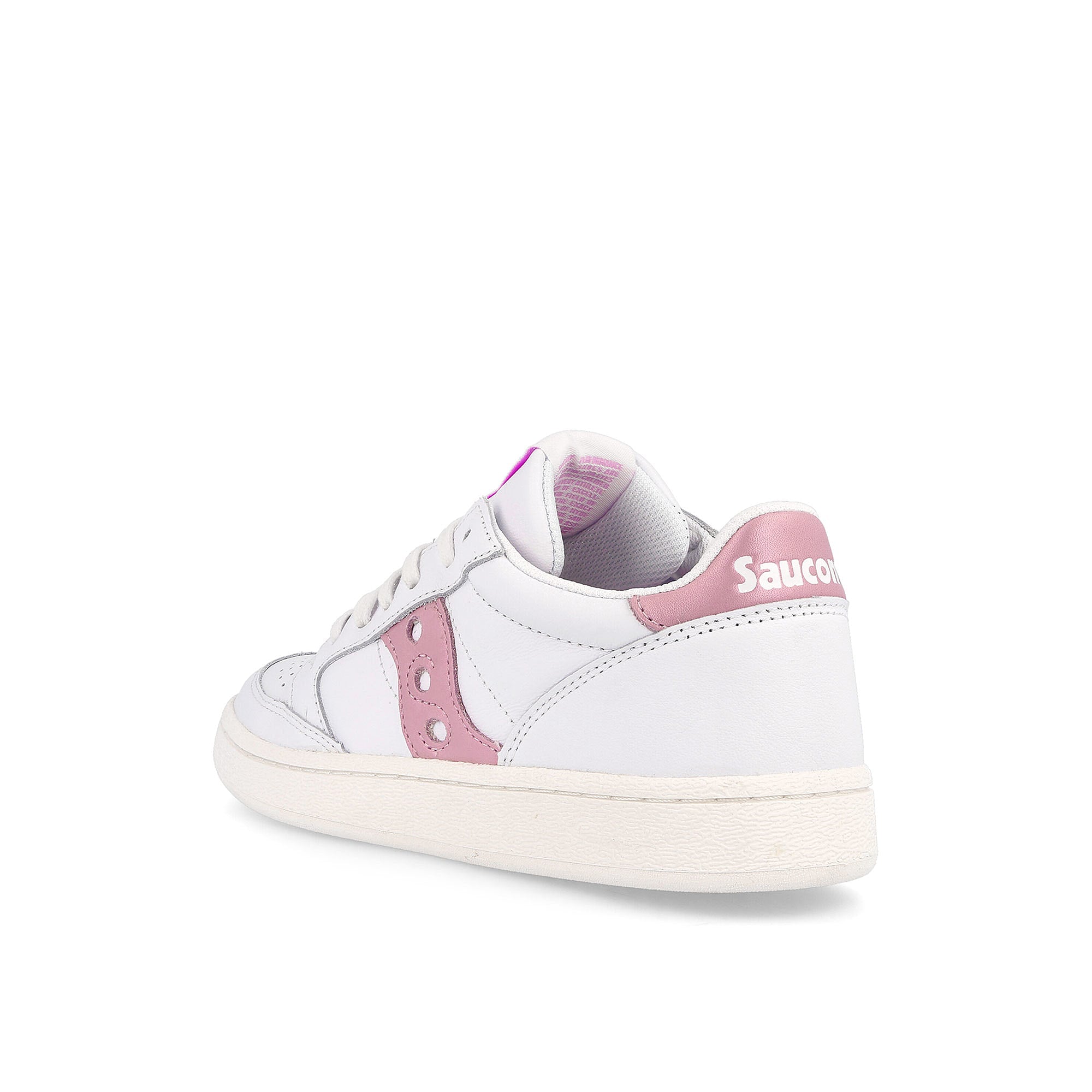Saucony wmns jazz court White-Pink Low Top Sneakers Material | Overkill
