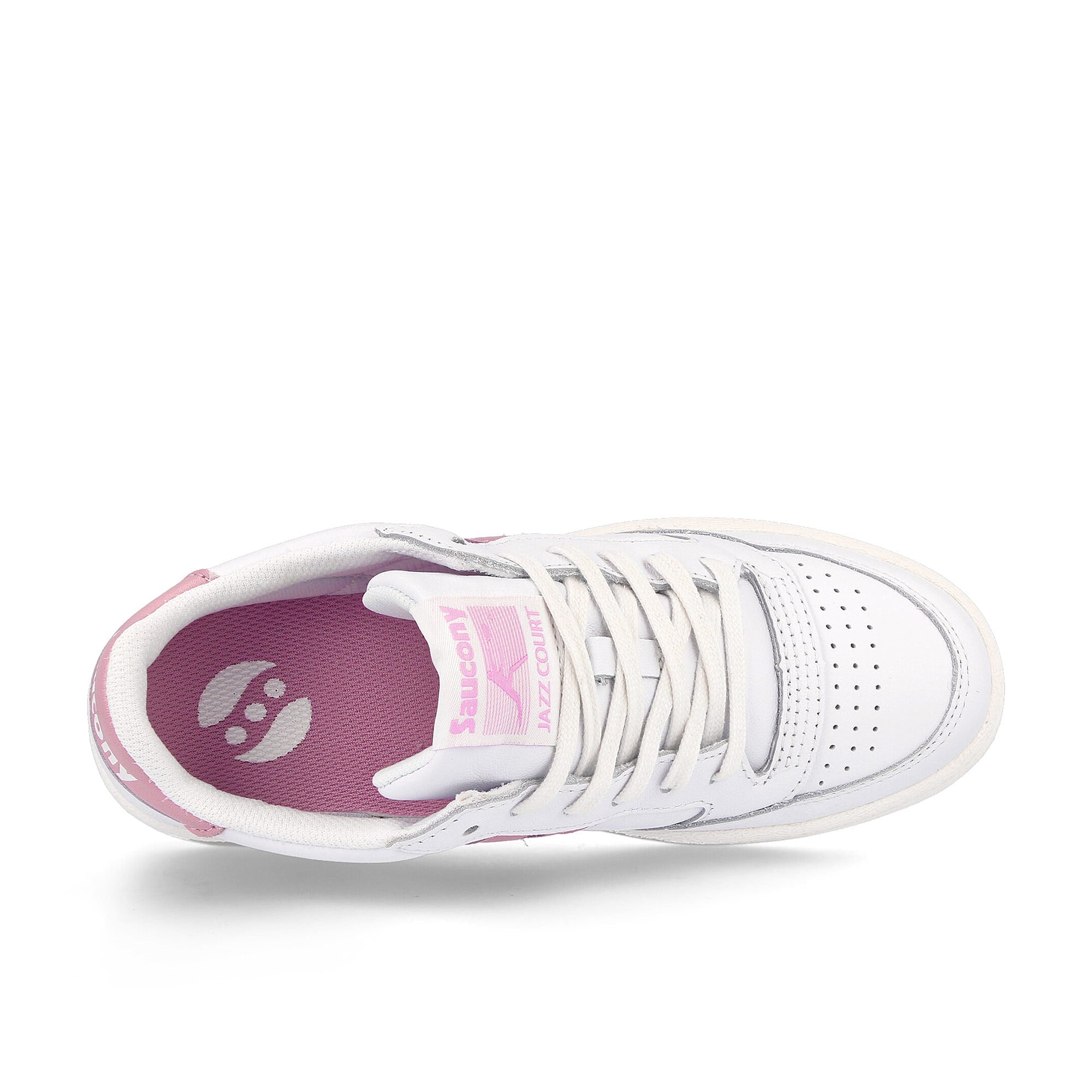 Saucony wmns jazz court White-Pink Low Top Sneakers Detailfoto | Overkill