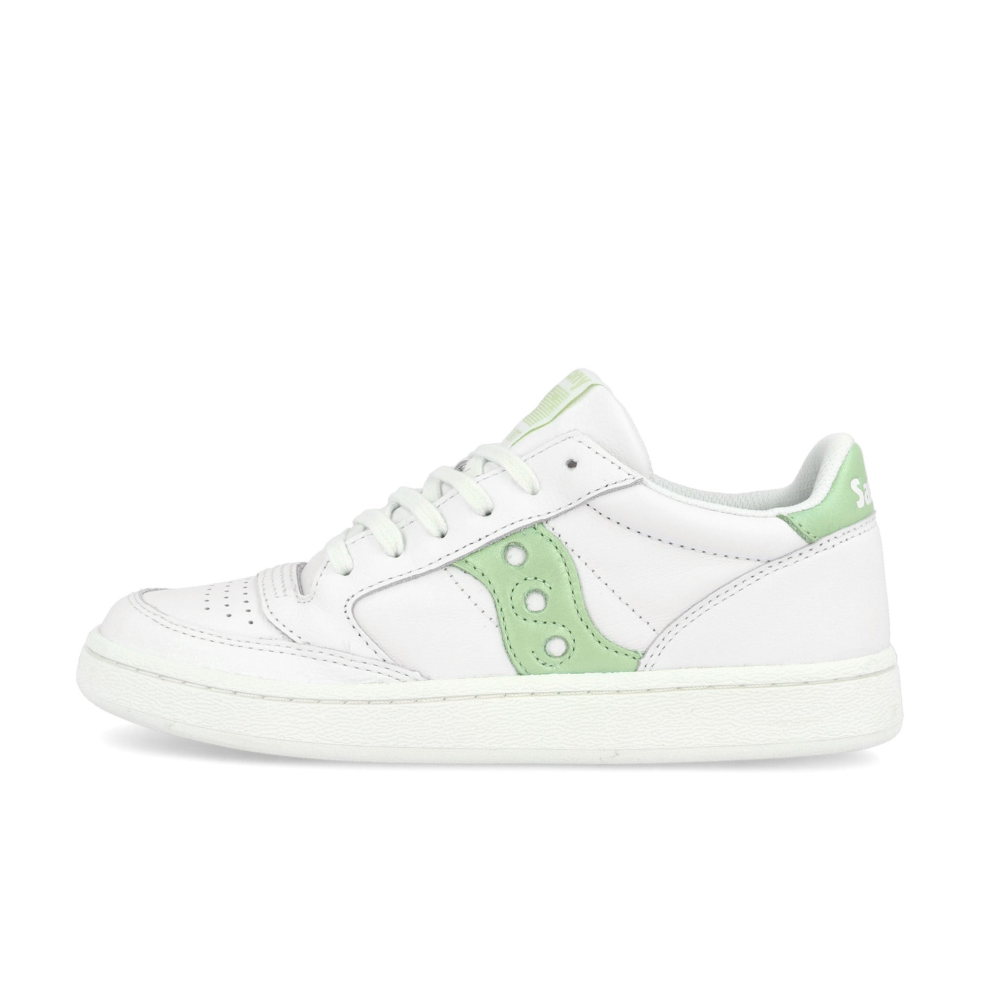 Saucony wmns jazz court White-Green Low Top Sneakers S60555-32 | Overkill