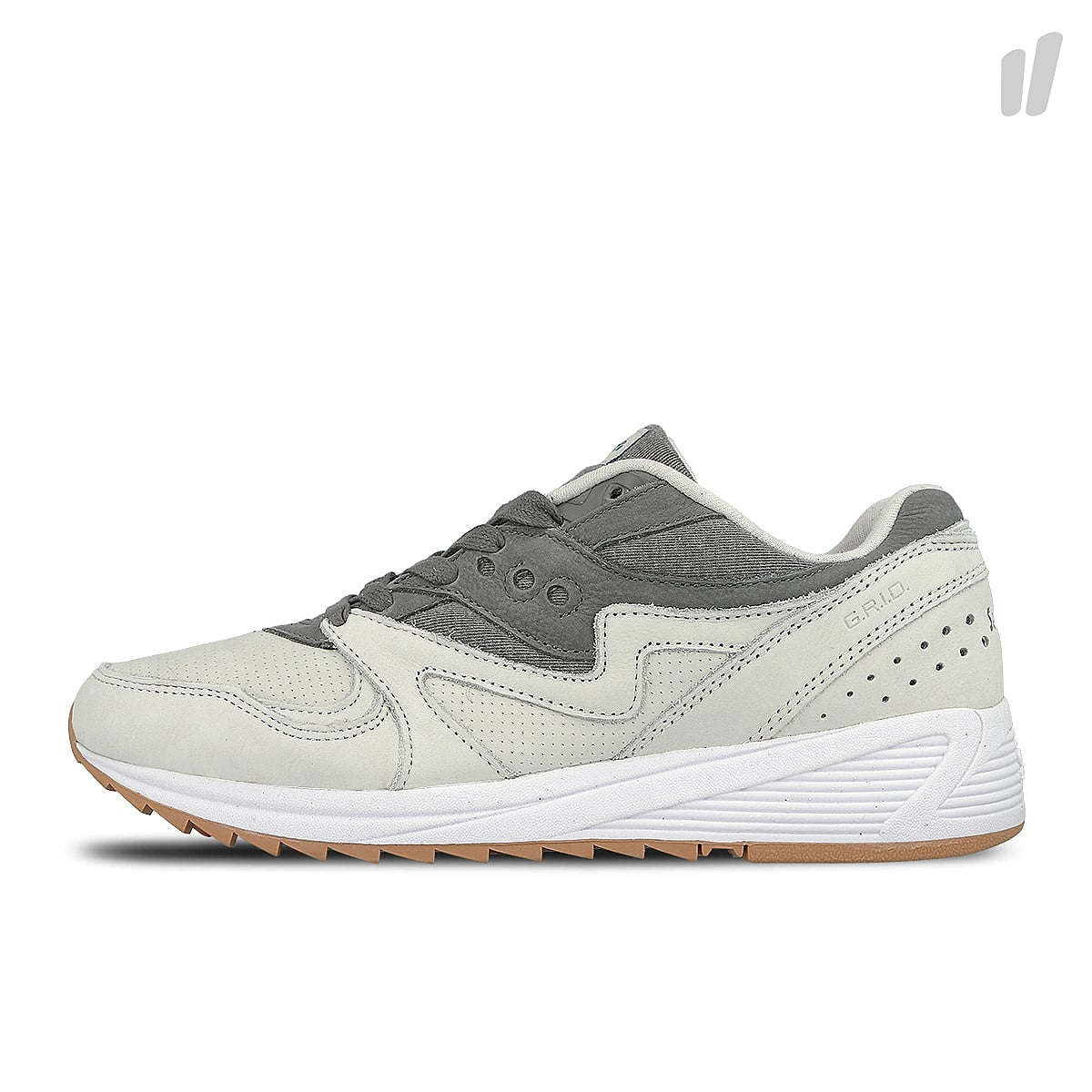 Saucony grid 8000 Light Grey-Dark Grey Sneakers S70303-1 | Overkill