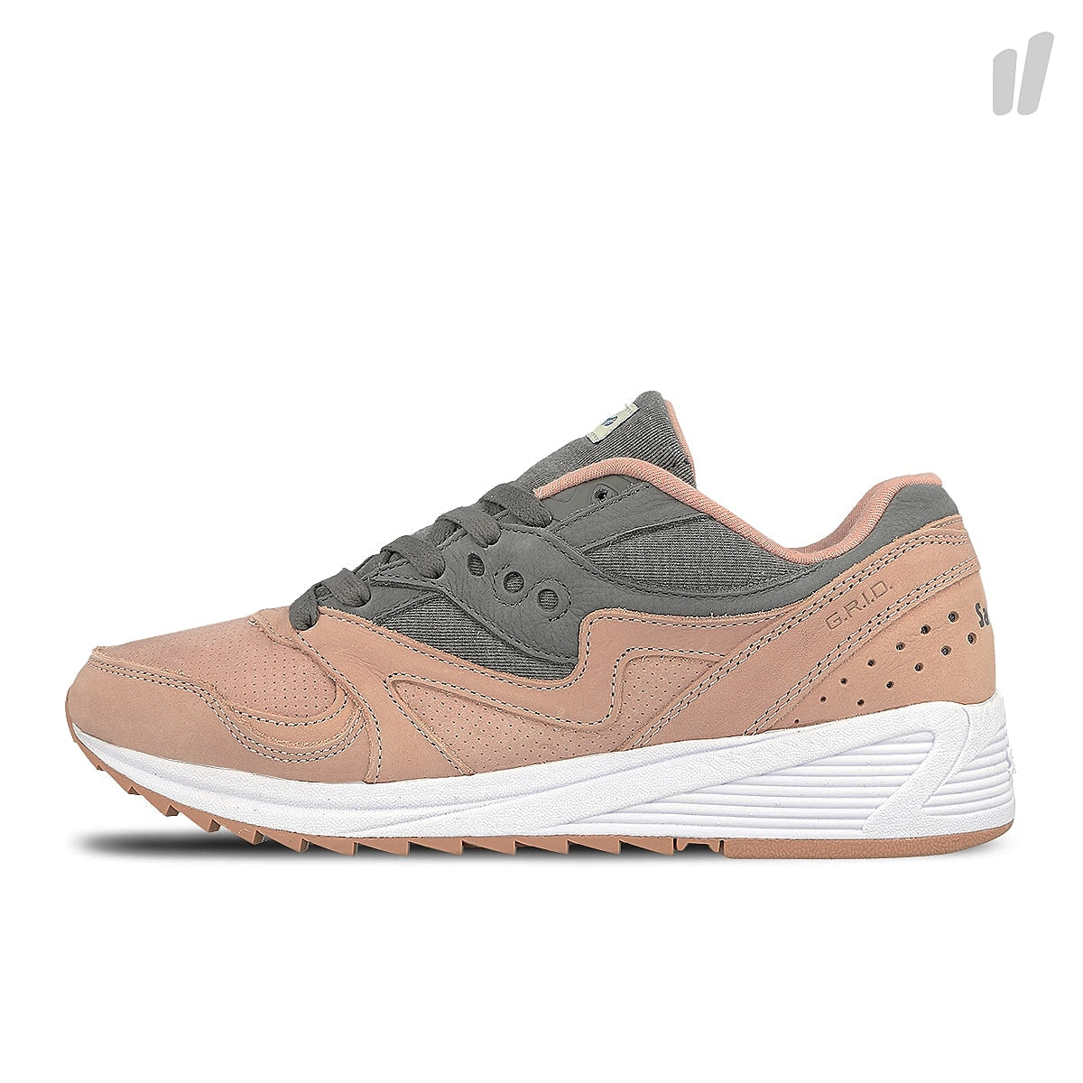 Saucony grid 8000 Salmon-Charcoal Sneakers S70303-3 | Overkill