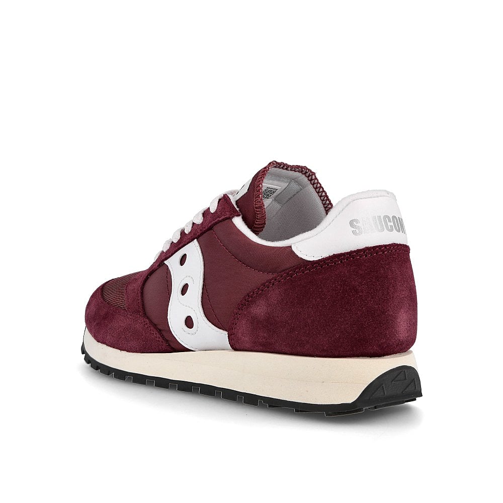 Saucony jazz original vintage Burgundy-White Sneakers Material | Overkill