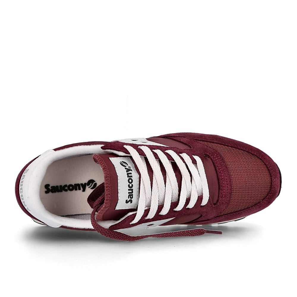 Saucony jazz original vintage Burgundy-White Sneakers Detailfoto | Overkill