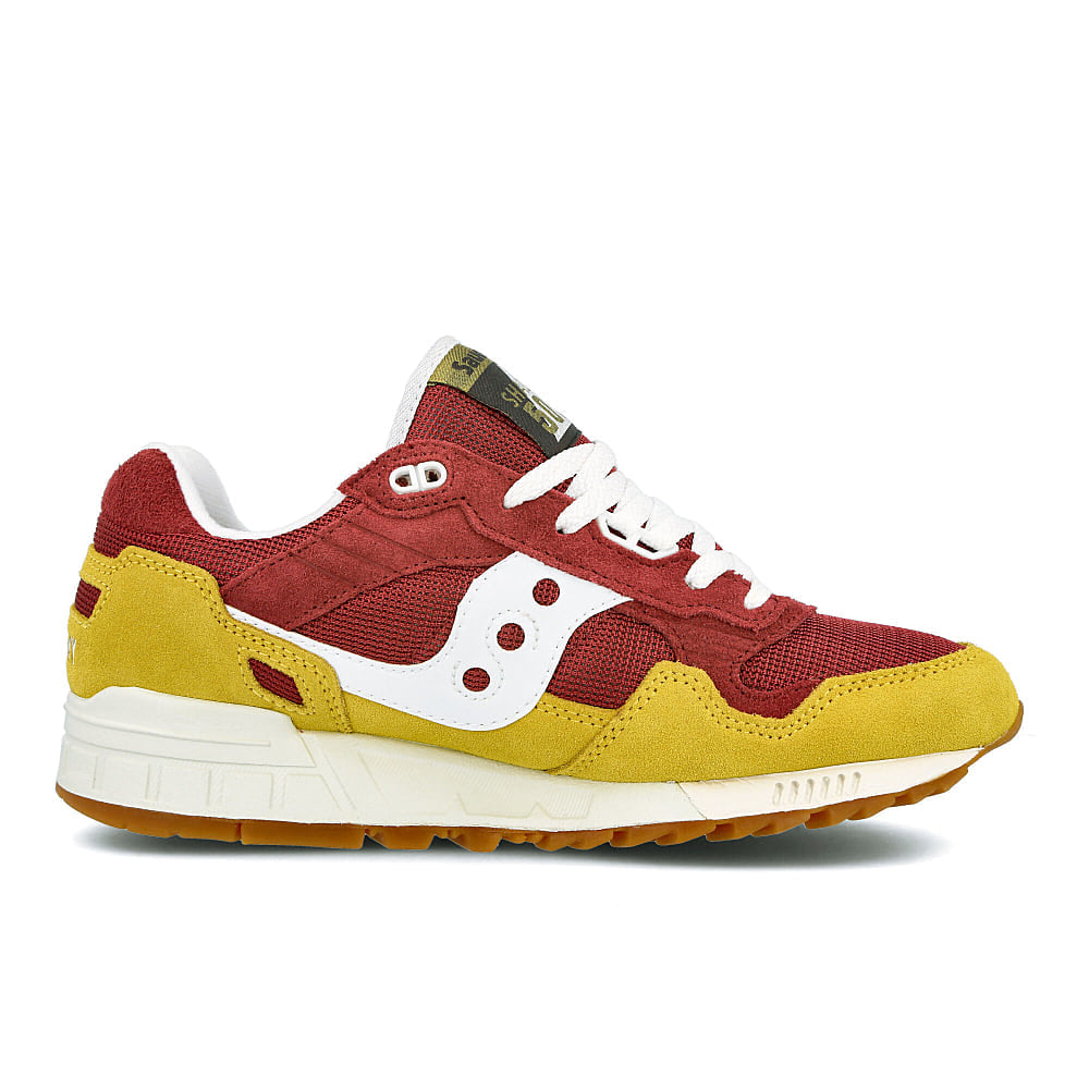Saucony shadow 5000 Yellow-Maroon-White Sneakers Silhouette | Overkill