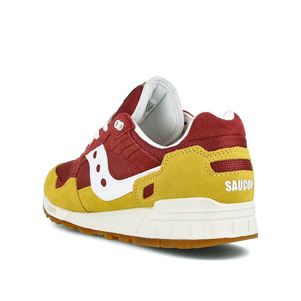 Saucony shadow 5000 Yellow-Maroon-White Sneakers Material | Overkill
