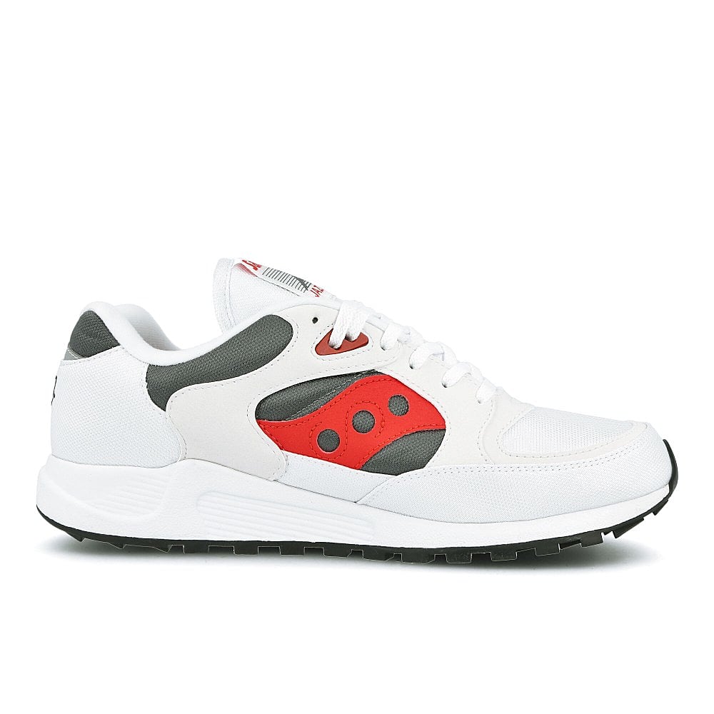 Saucony jazz 4000 White-Grey-Red Low Top Sneakers Silhouette | Overkill