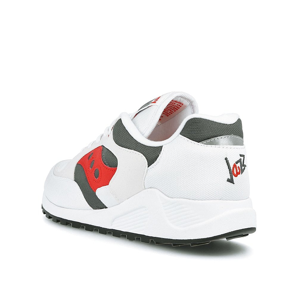 Saucony jazz 4000 White-Grey-Red Low Top Sneakers Material | Overkill